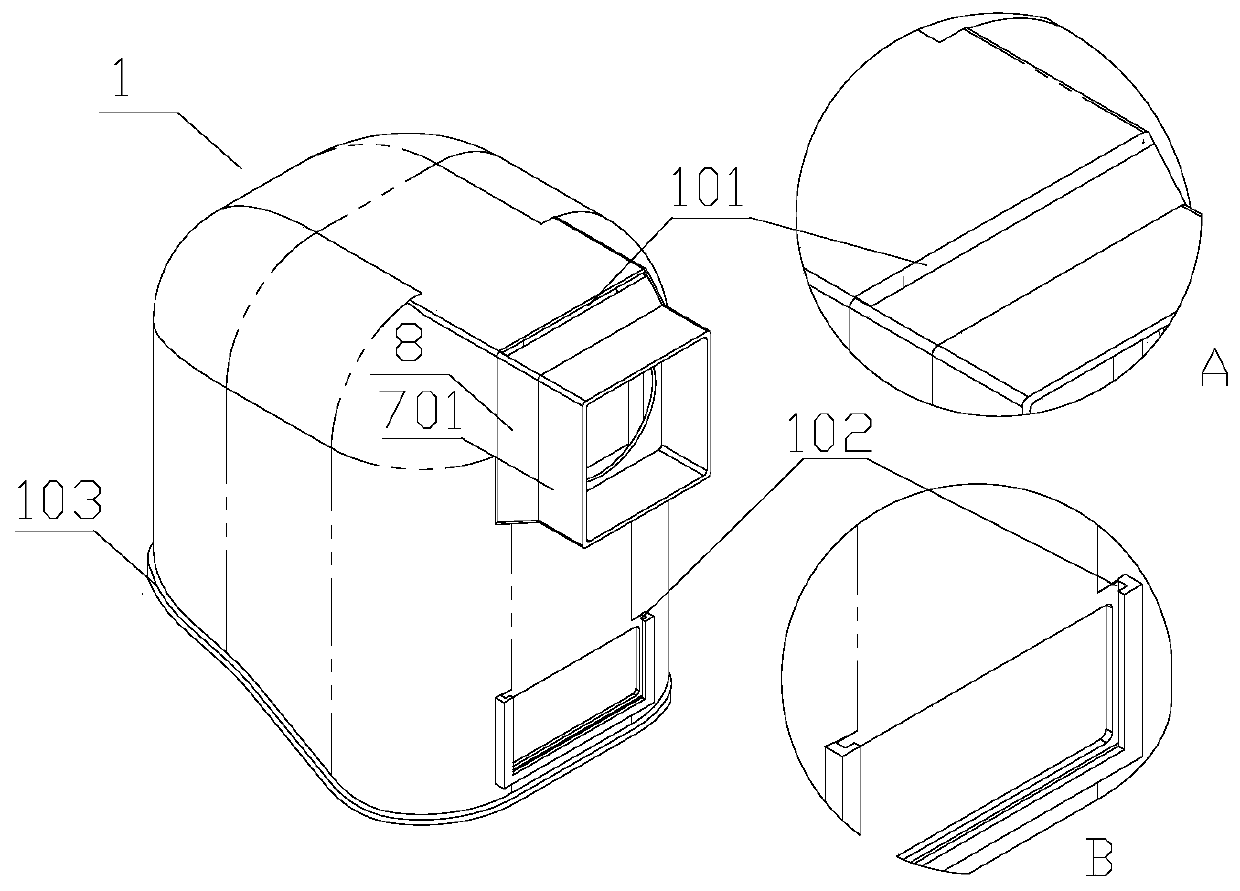 Multifunctional isolation-level protective cap and sealing method