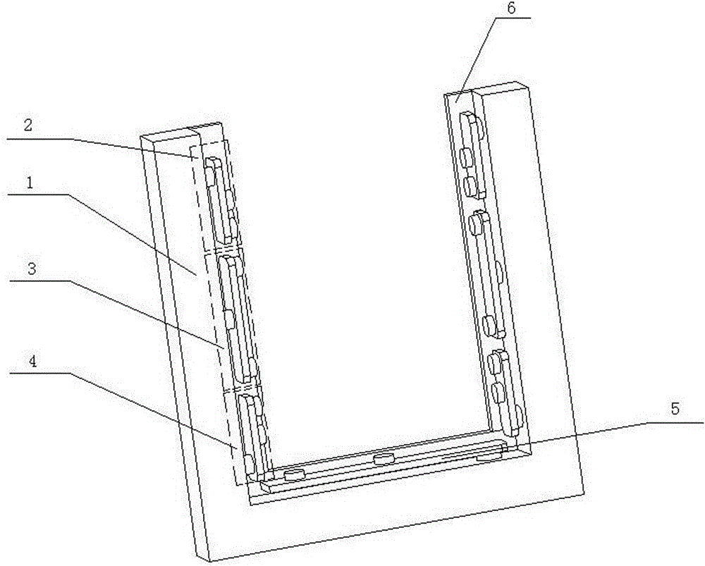 A multi-angle window frame
