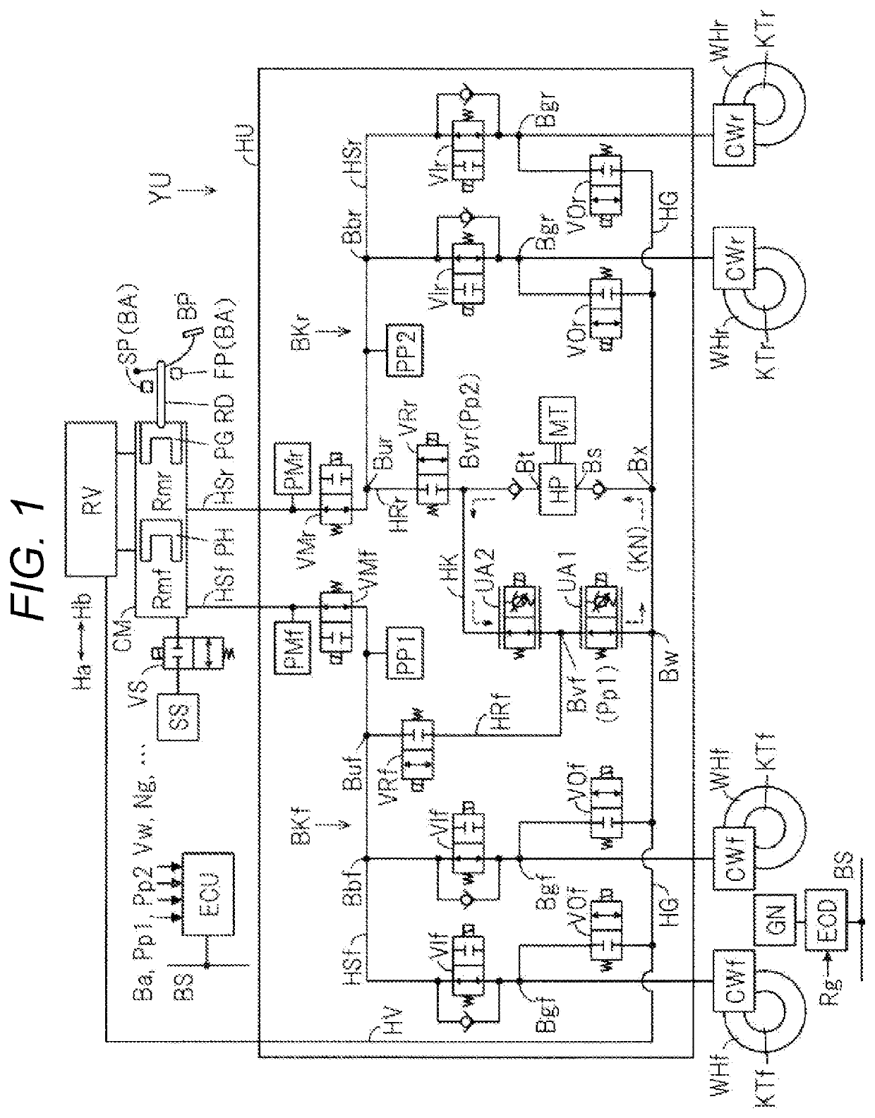 Braking control device for vehicle