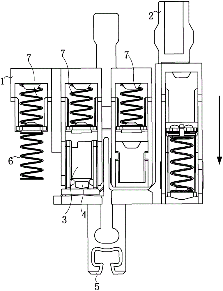 A pre-contact module in a capacitor contactor