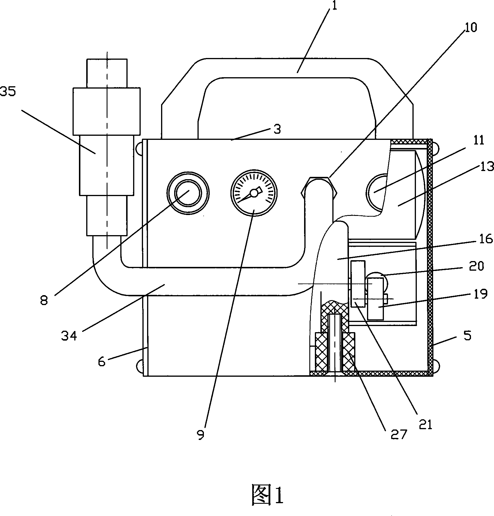 Minitype air-supply machine