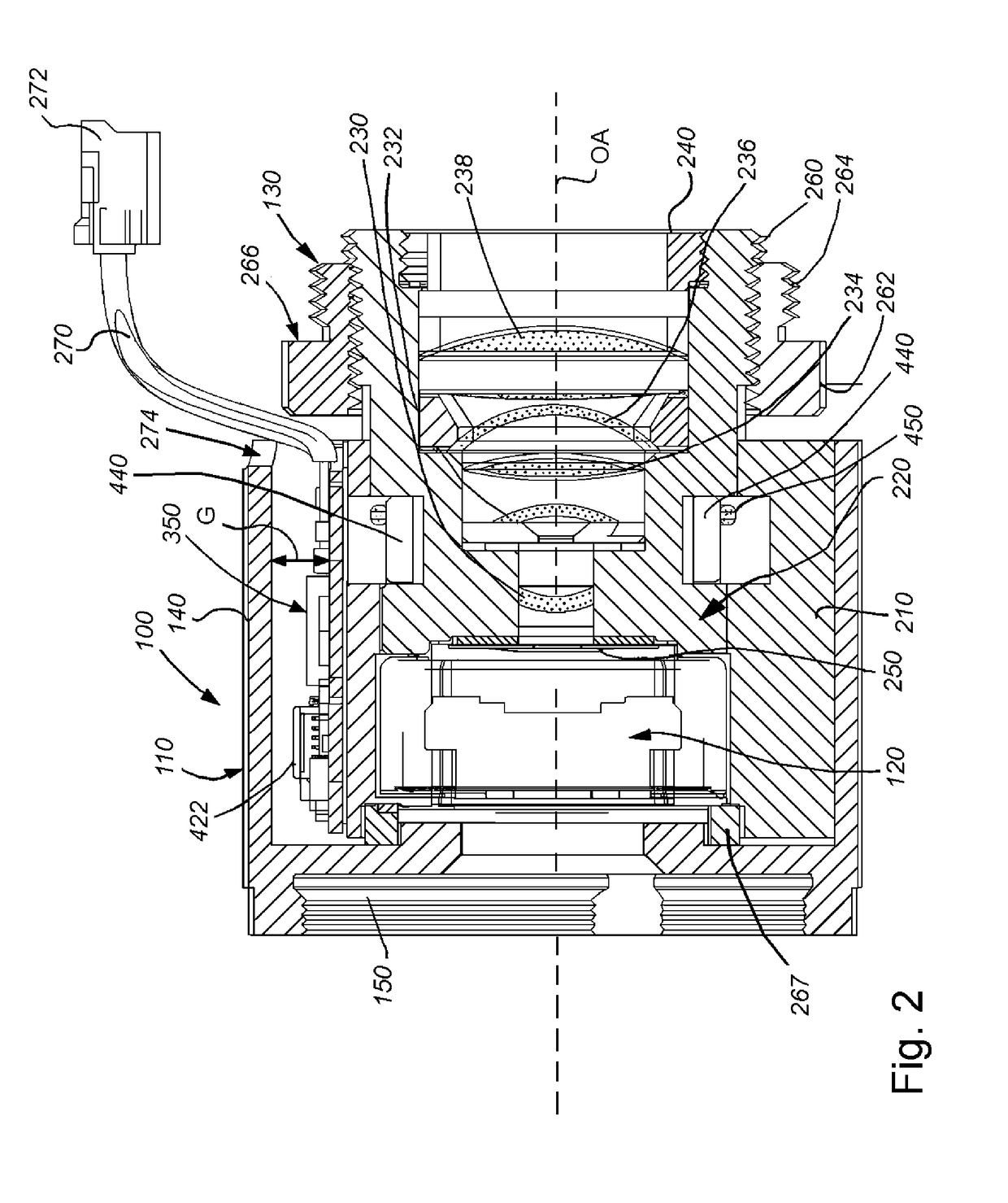 Lens assembly with integrated feedback loop and time-of-flight sensor