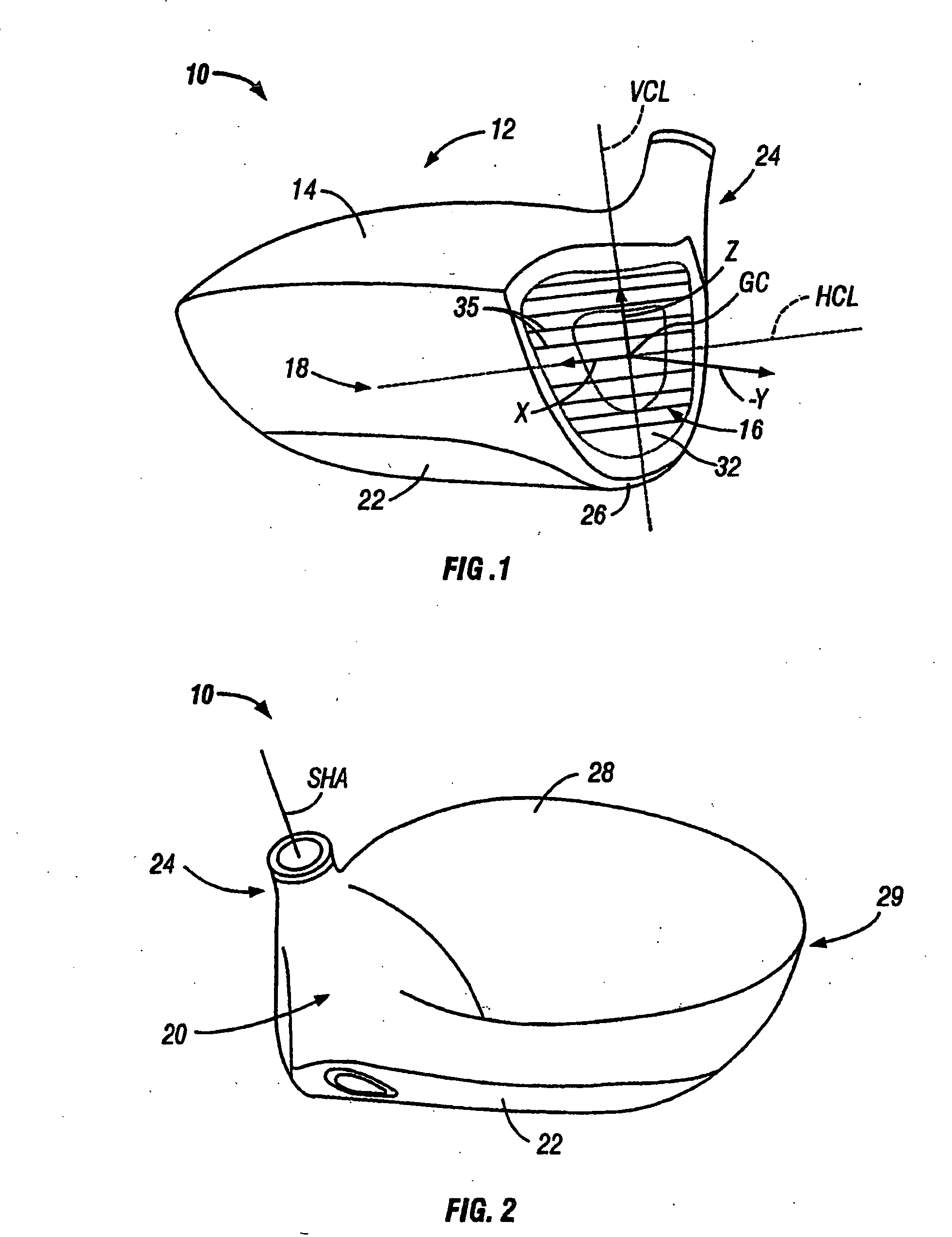 Golf club head with variable flexural stiffness for controlled ball flight and trajectory