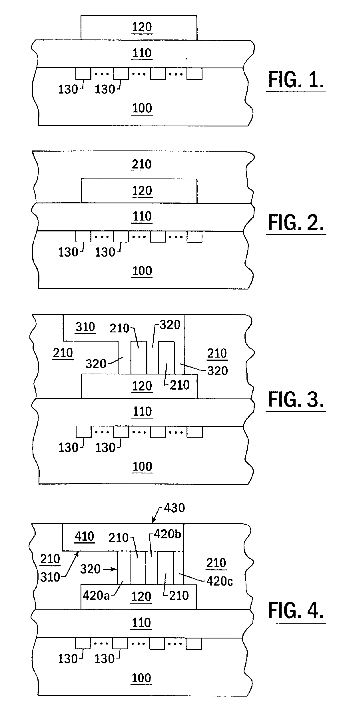 Multiple copper vias for integrated circuit metallization and methods of fabricating same
