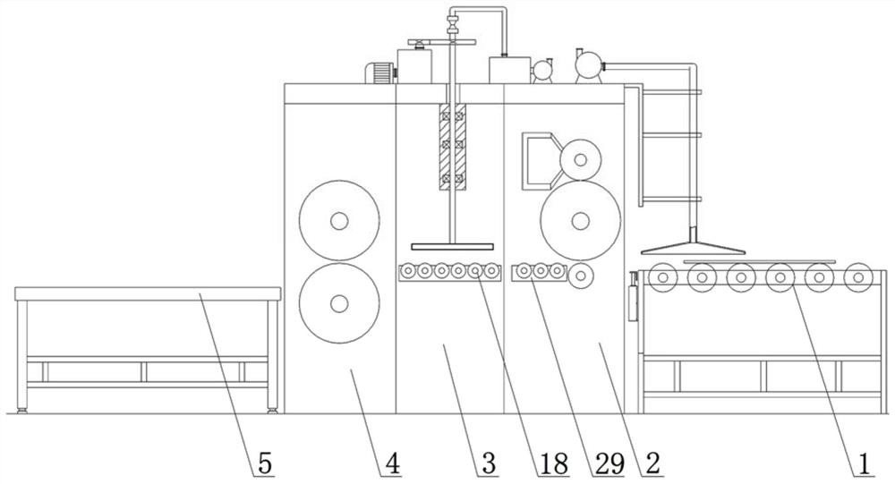 Fully automatic high-speed intelligent printing slotting die-cutting machine and its working method