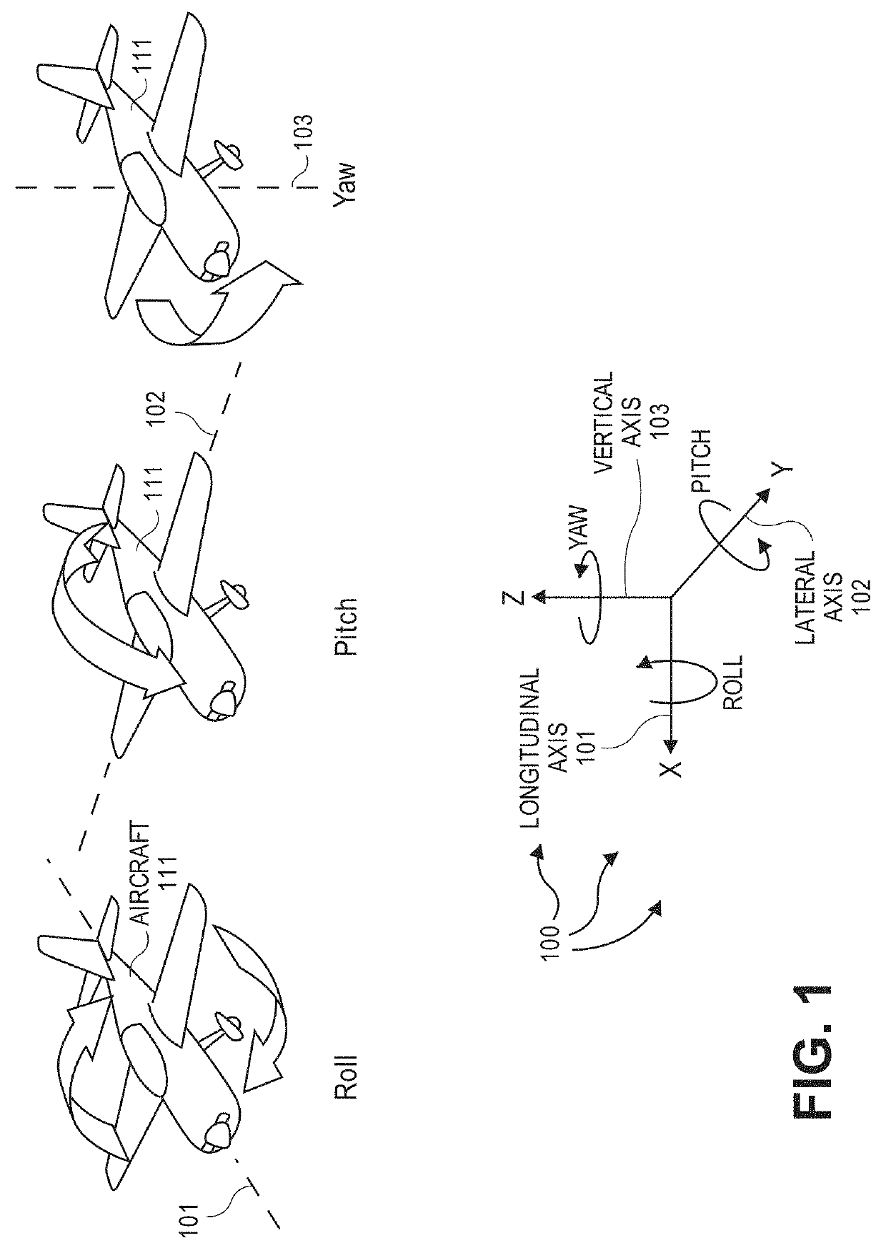Remotely operated aerial vehicle with reduced cross-section area during forward flight