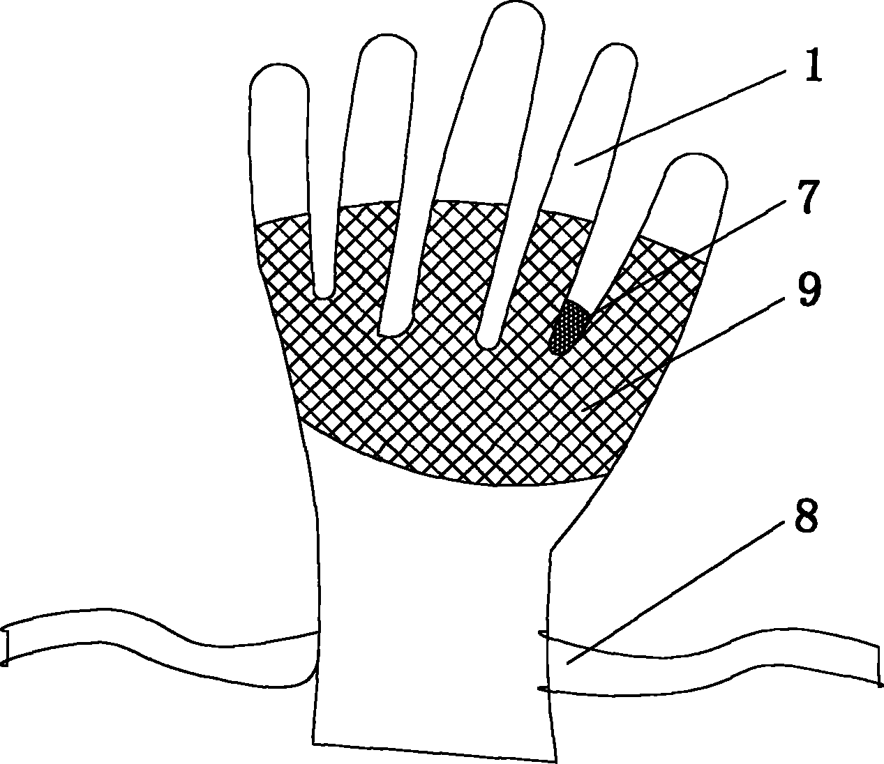 High temperature-resistant protective gloves