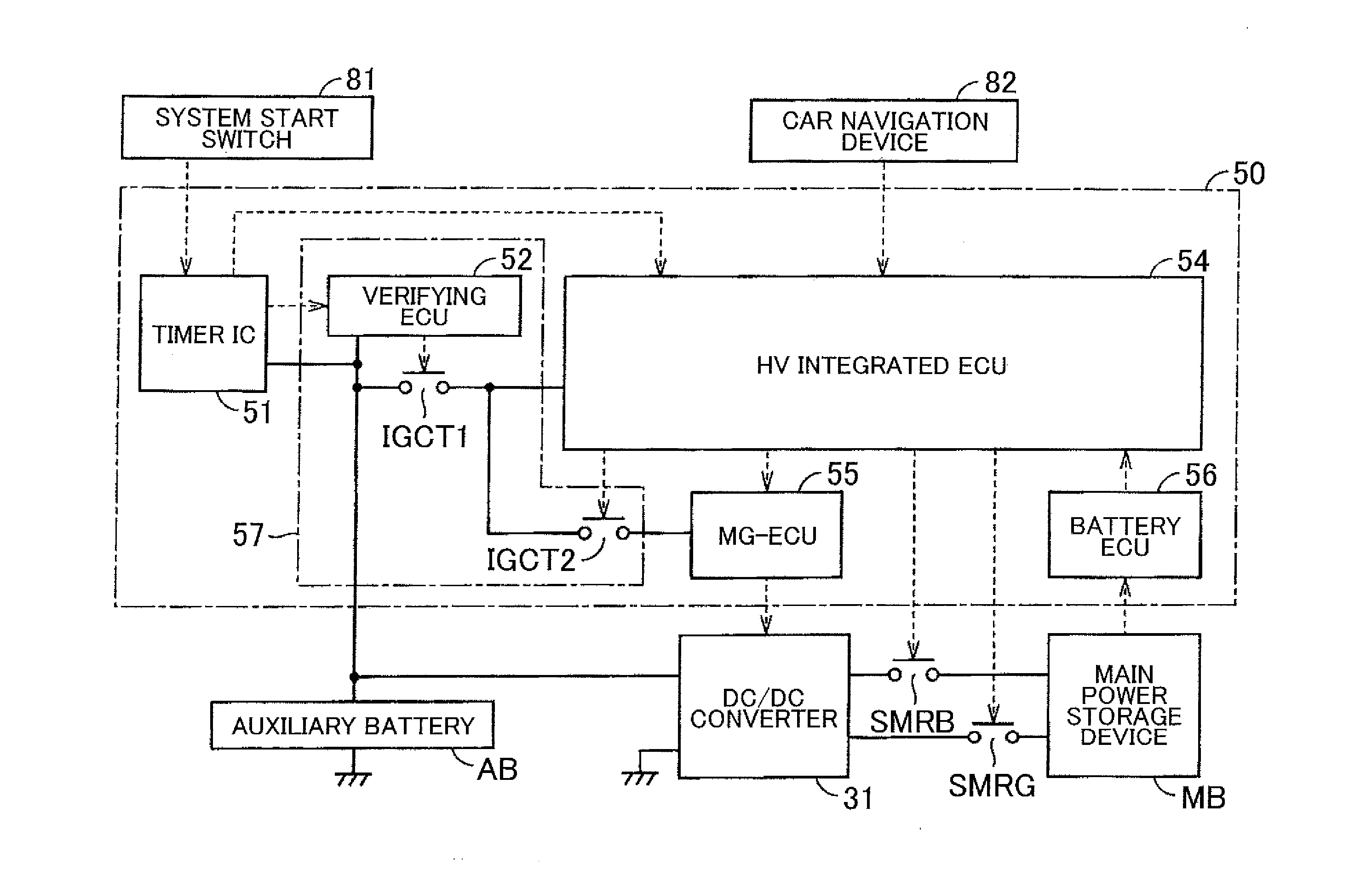 Power source system for vehicle, vehicle, and vehicle control method