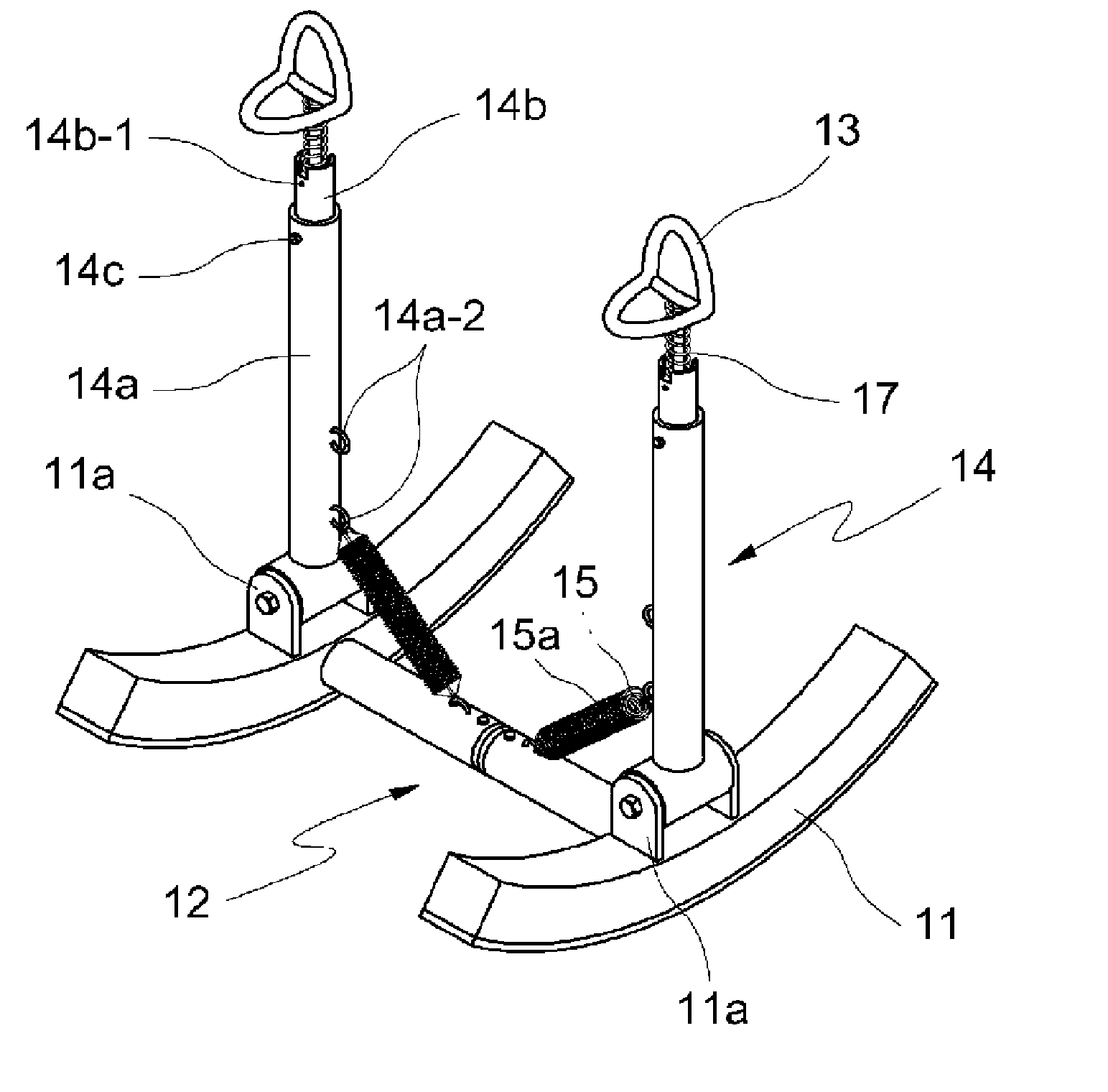 Exercising device for lower-body