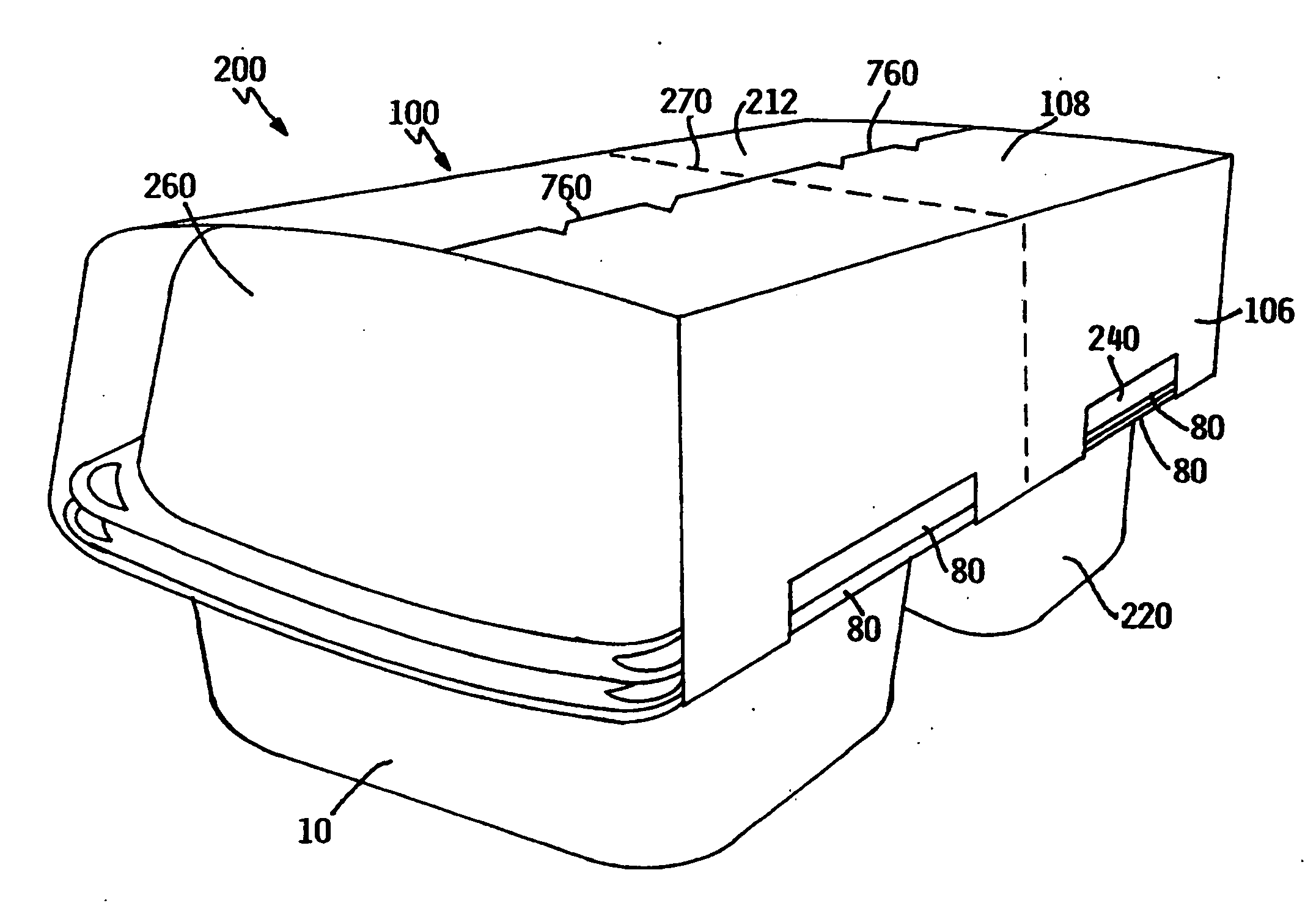 Microwavable container with sleeve