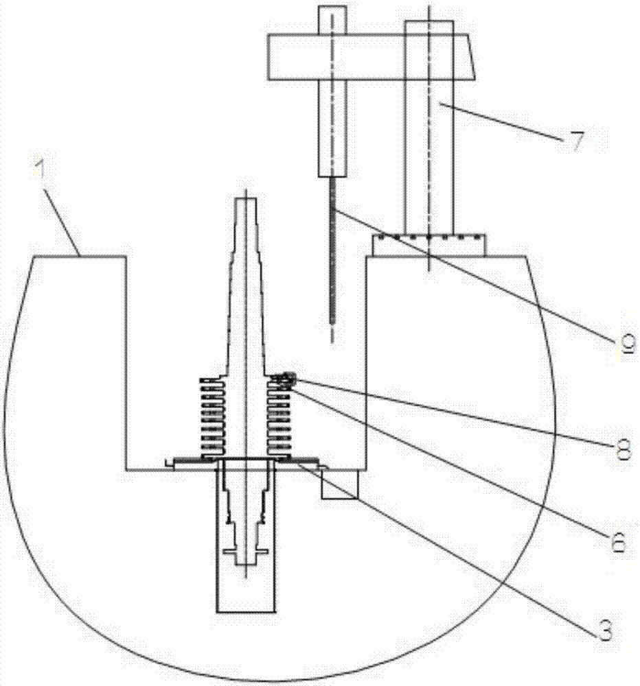 Method for machining balance hole of steam turbine rotor disc and machining tool