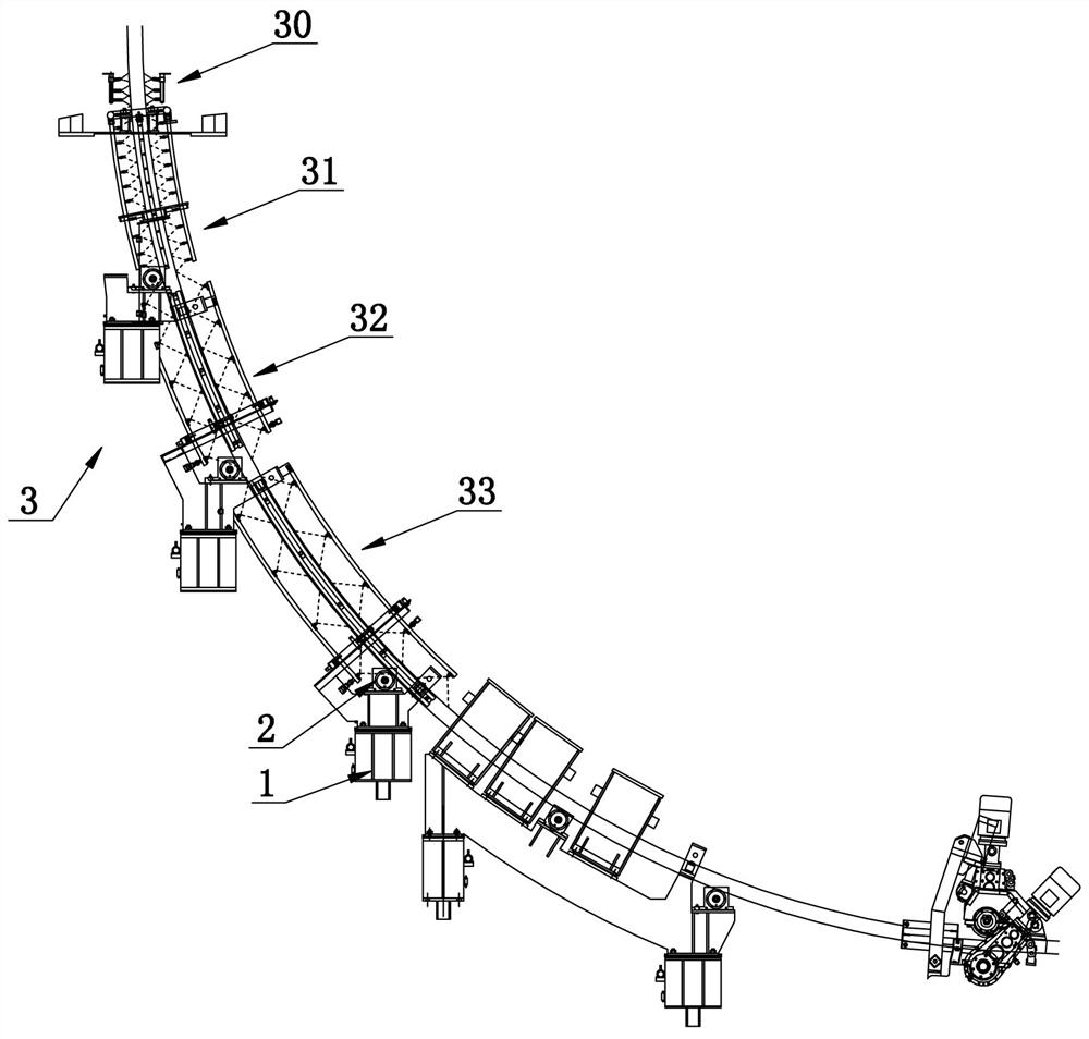 A high-carbon steel continuous casting production method with air-mist full-water combined cooling