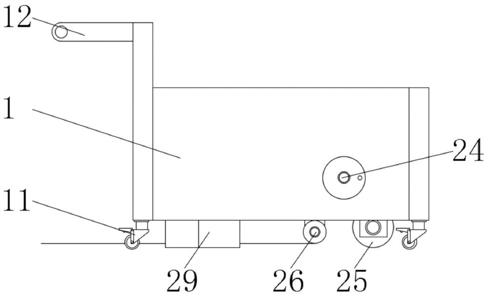 Film covering and edge pressing integrated device for watermelon seedling culture and implementation method thereof