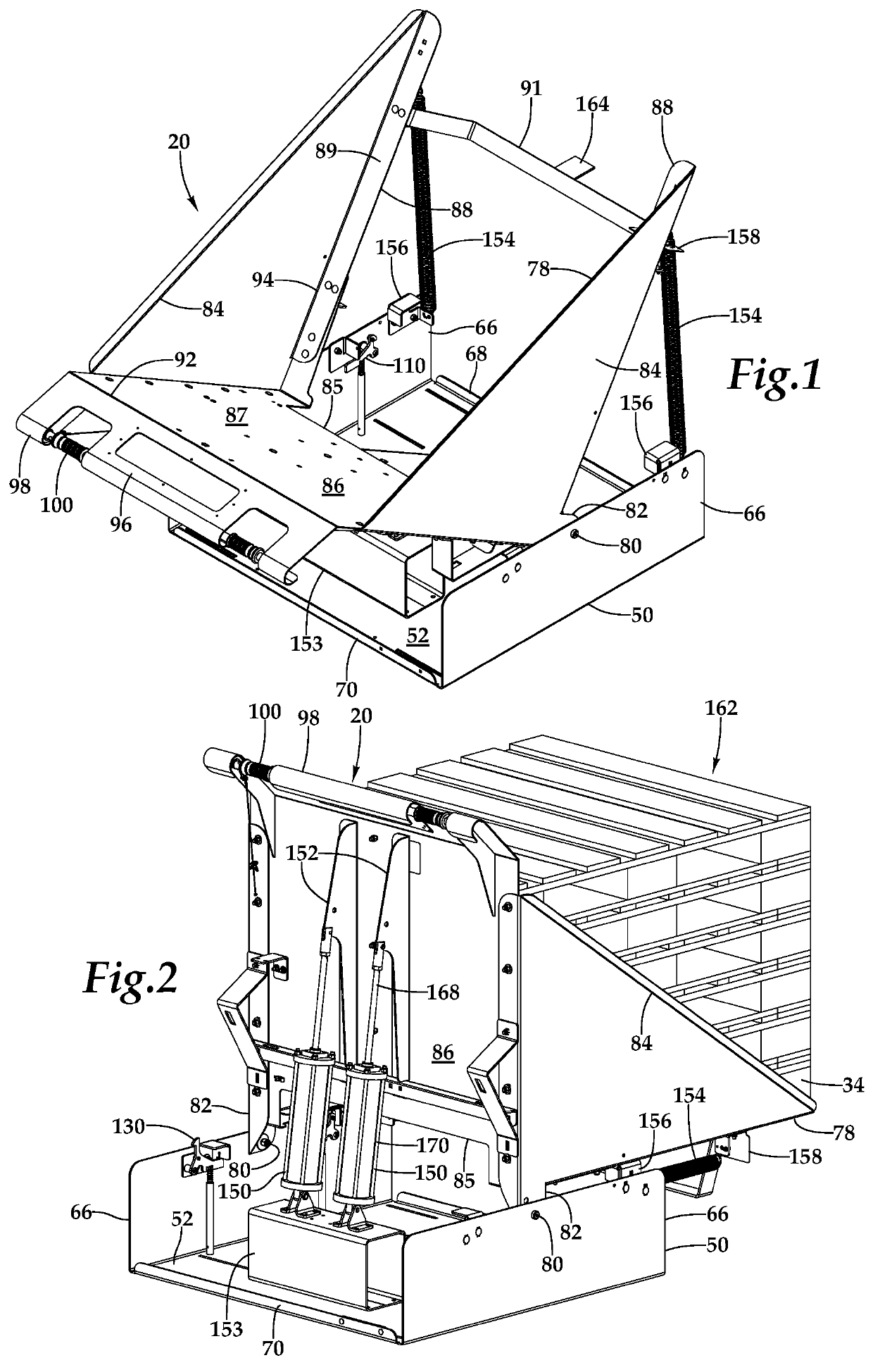 Low temperature pallet stacker