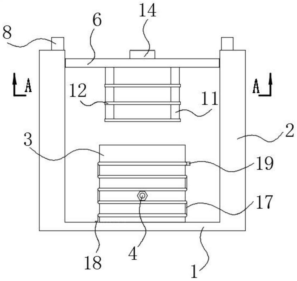 Anodic oxidation device for aluminum alloy profile and process