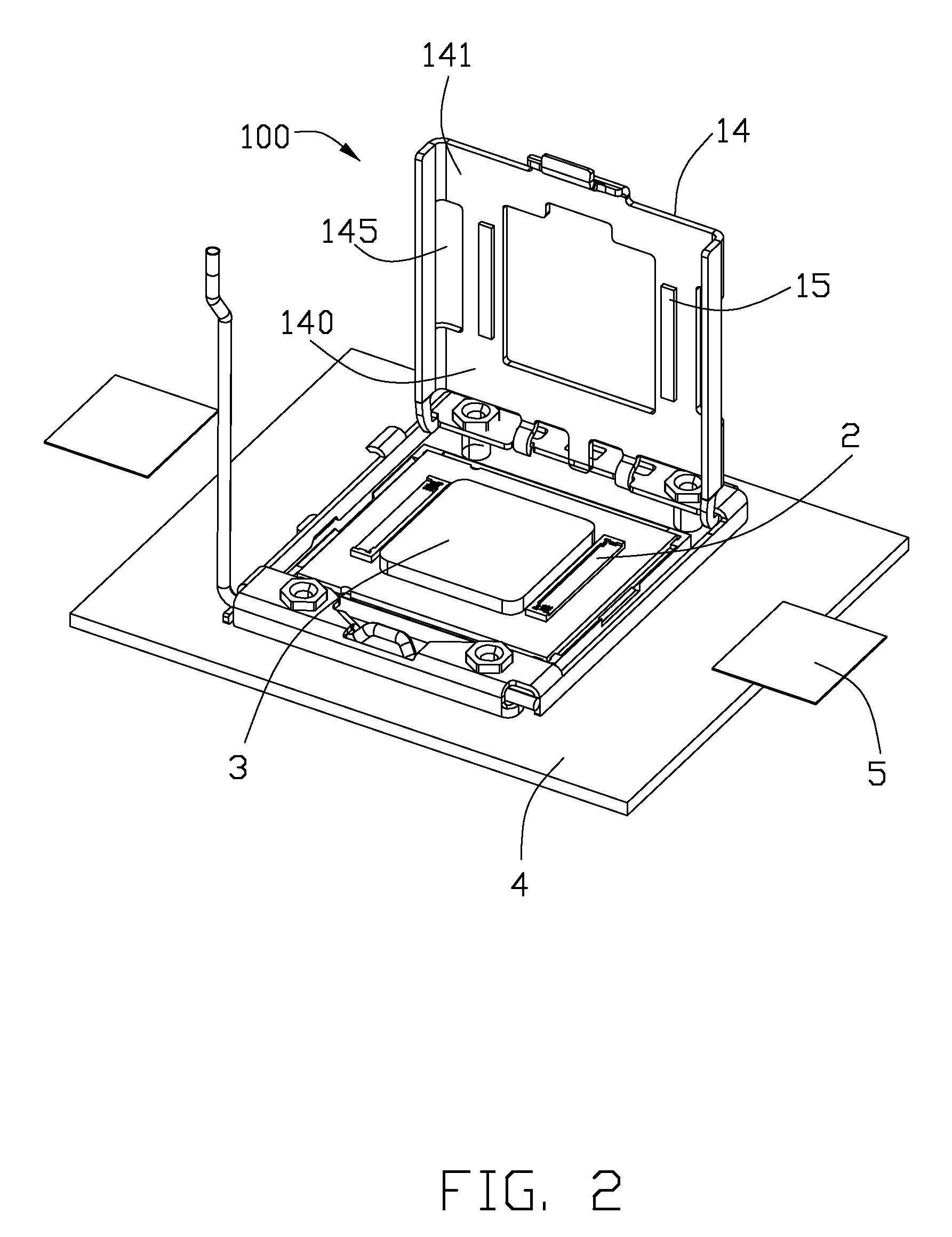 Independent loading mechanism facilitating interconnections for both CPU and flexible printed cable