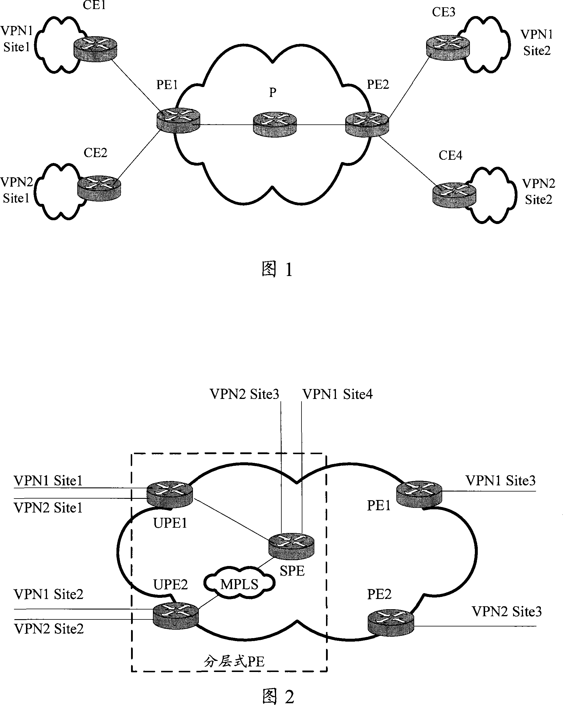 Method, device and system for implementing multicast of HOPE network