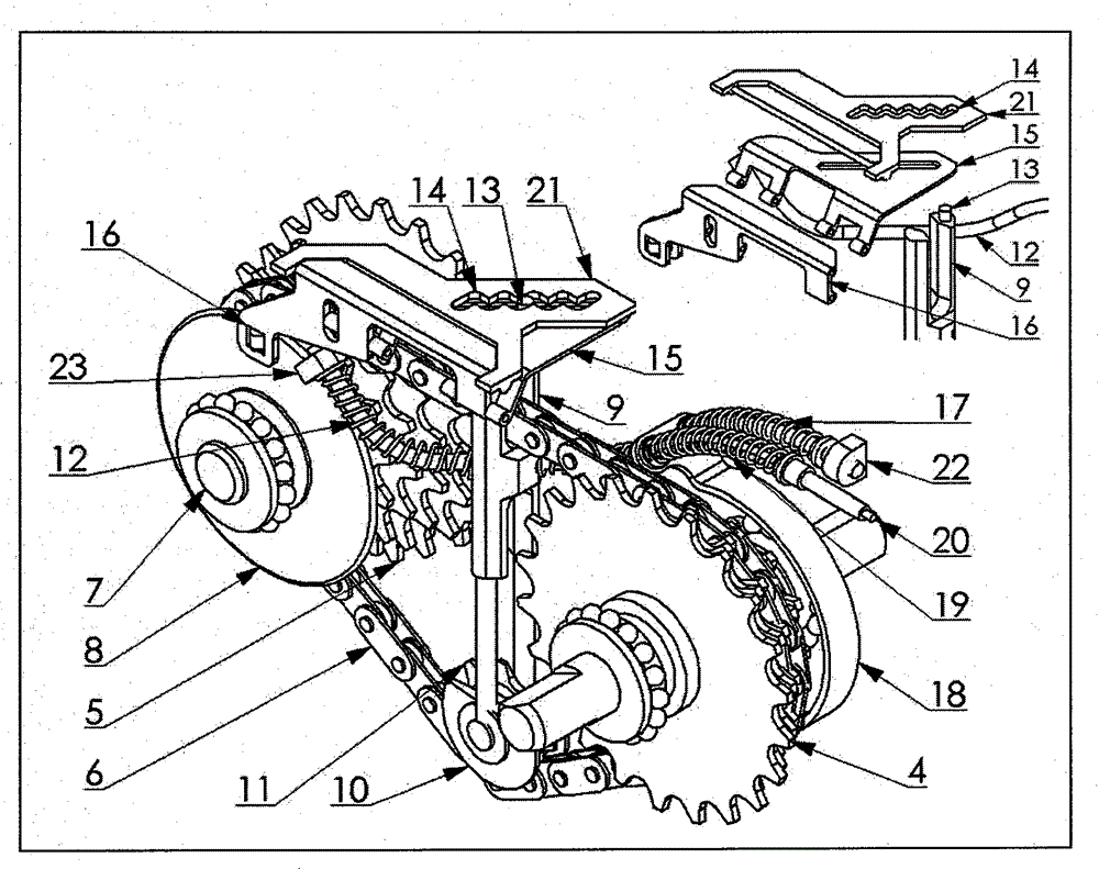 Double-cone-wheel transmission for bicycle