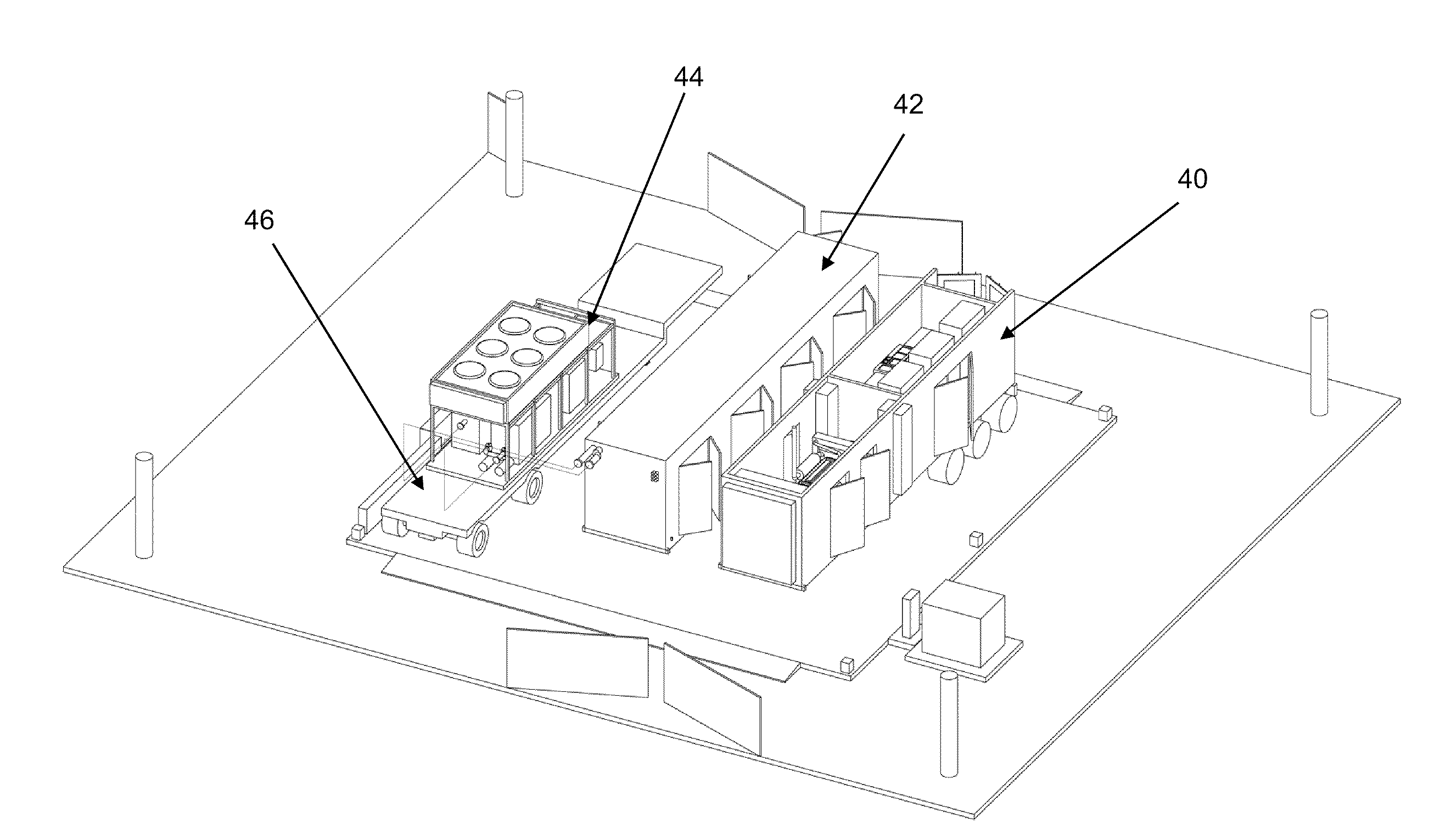 Containerized continuous power system and method