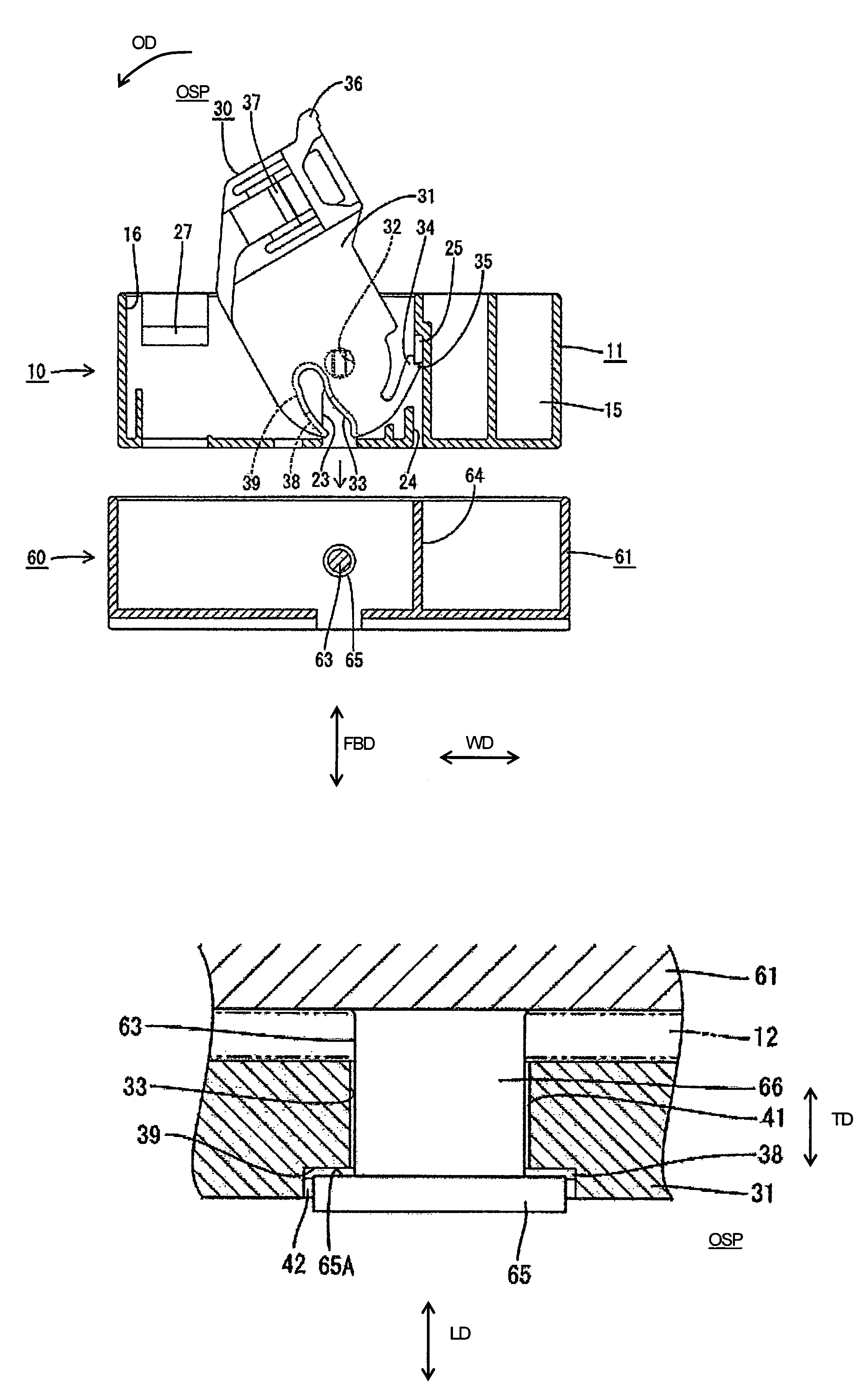 Connector, connector assembly and assembling method
