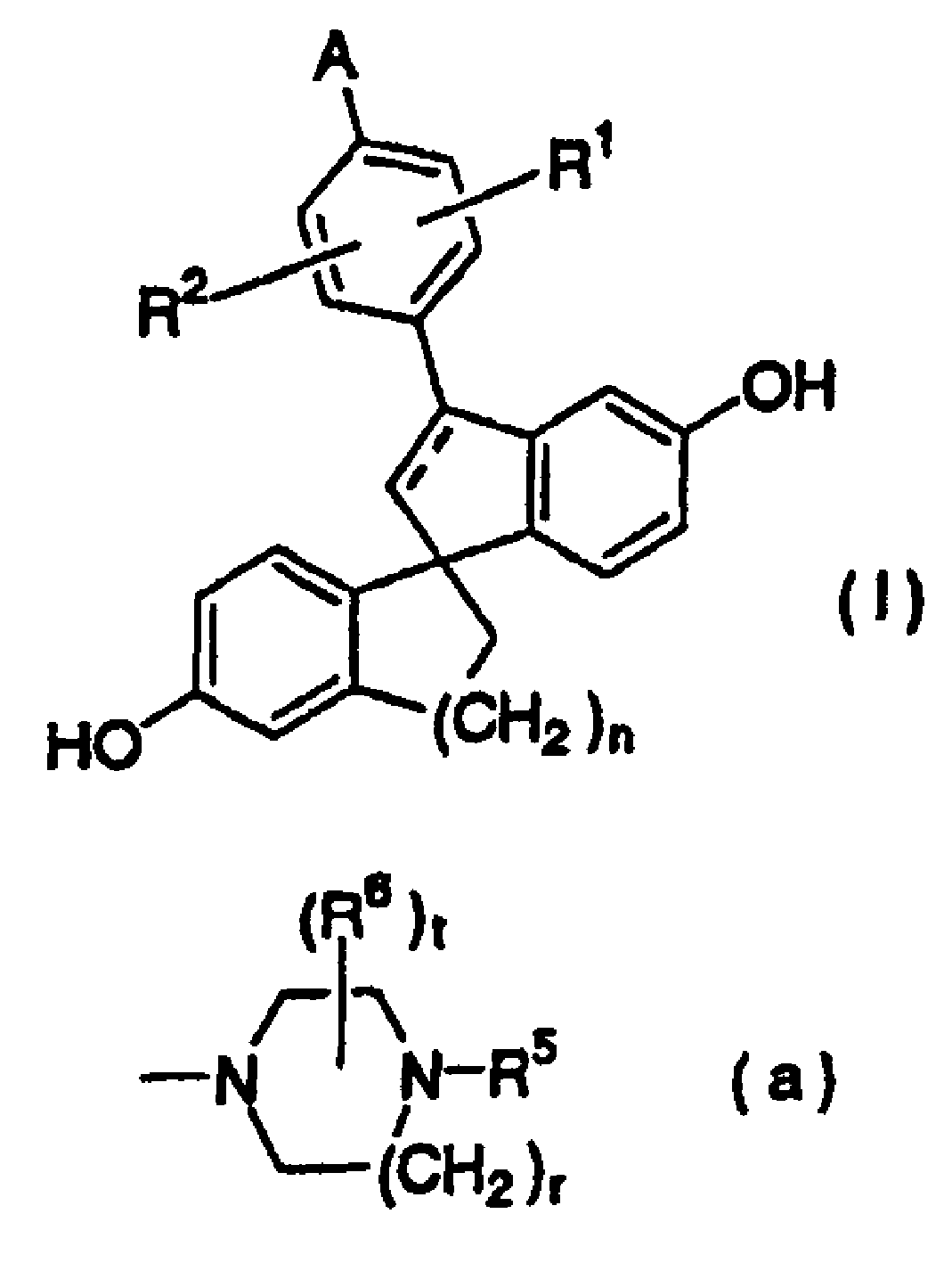 Spiro compounds, medicinal compositions containing the same and intermediates of the compounds