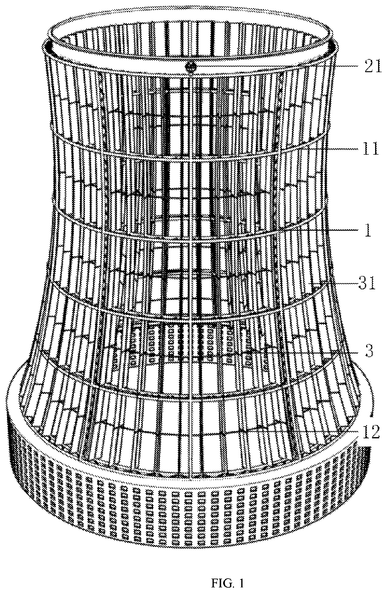 Steel structure cooling tower