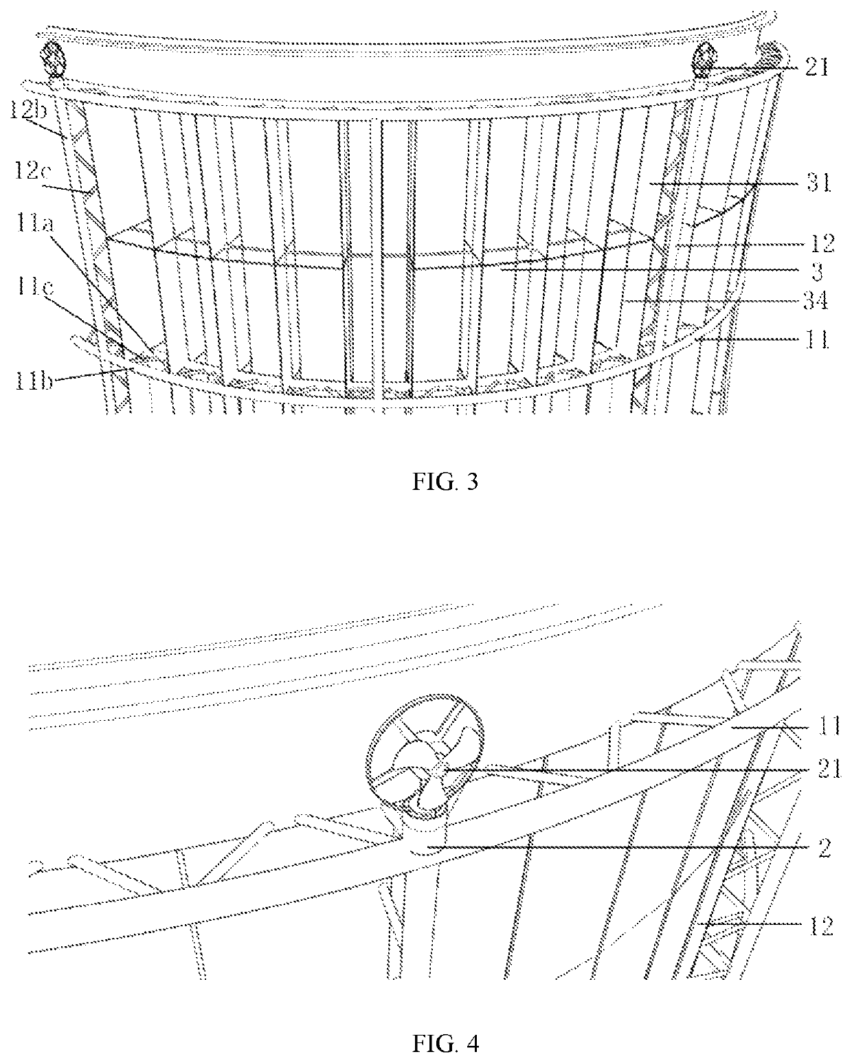 Steel structure cooling tower