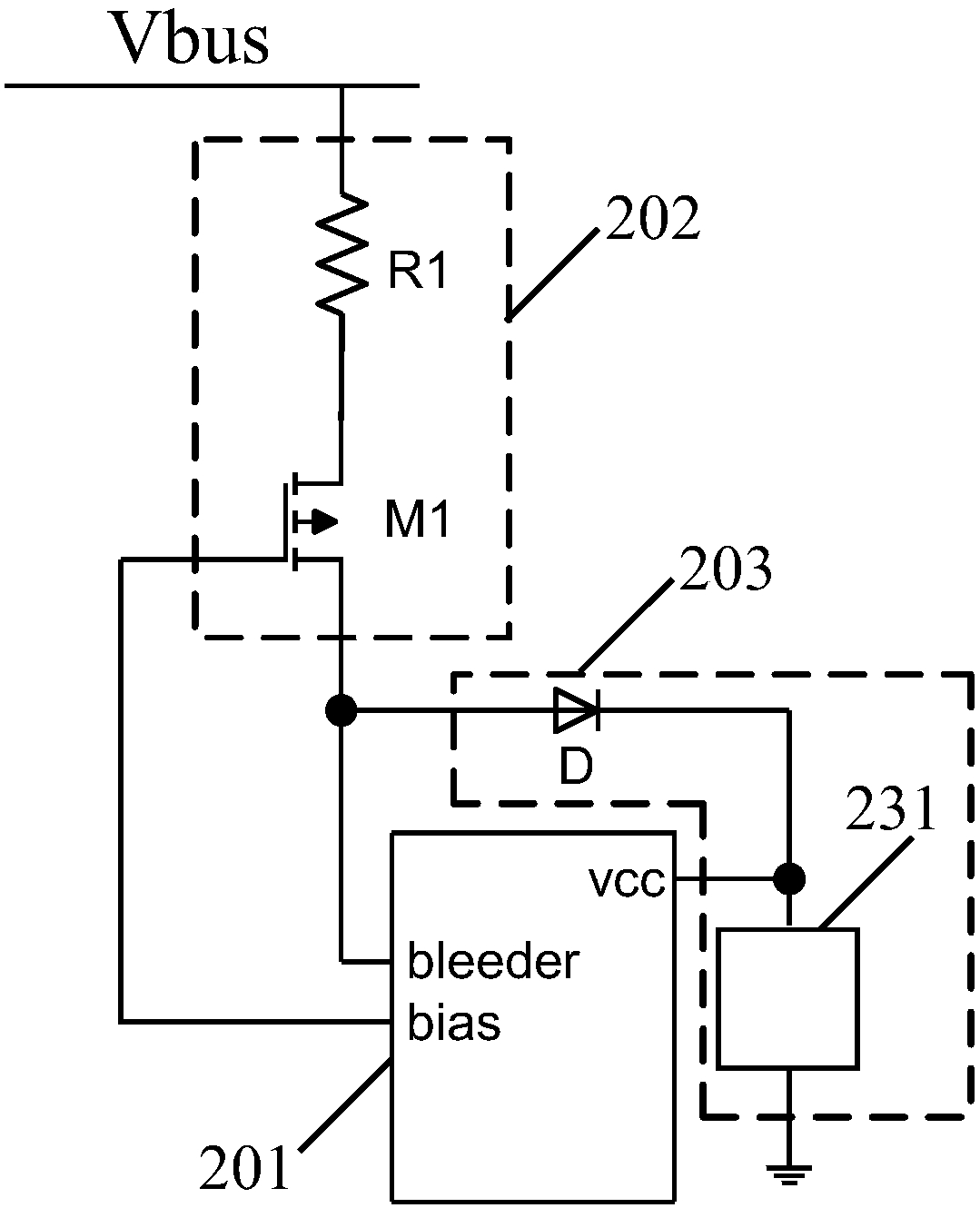 A led dimming control circuit