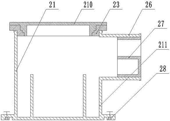 Indoor multipurpose structural plate pre-embedded water seal tank-type ...