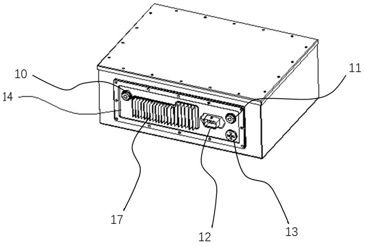 Integrated battery electric control system and lithium battery pack containing the electric control system