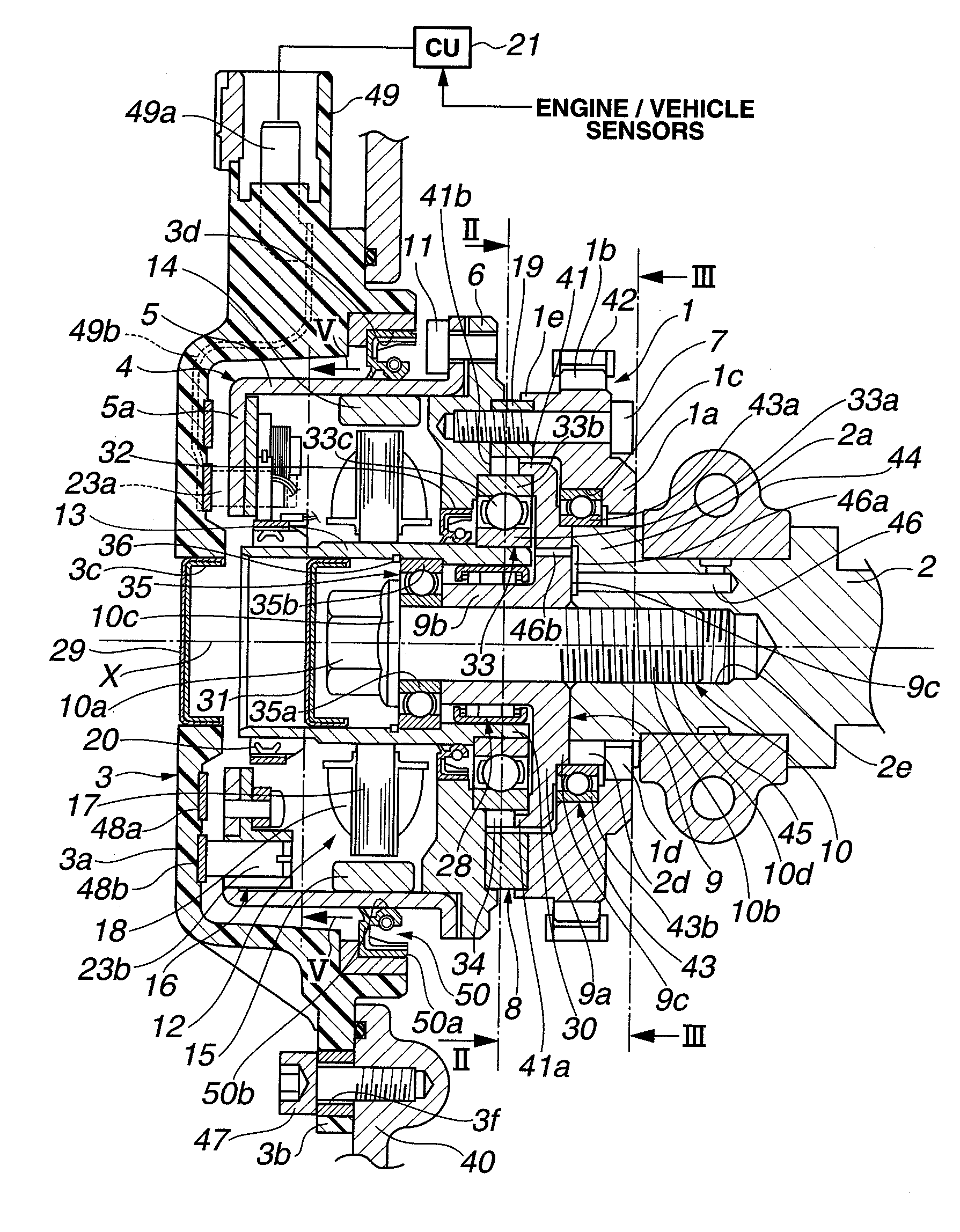 Variable valve actuation apparatus of internal combustion engine