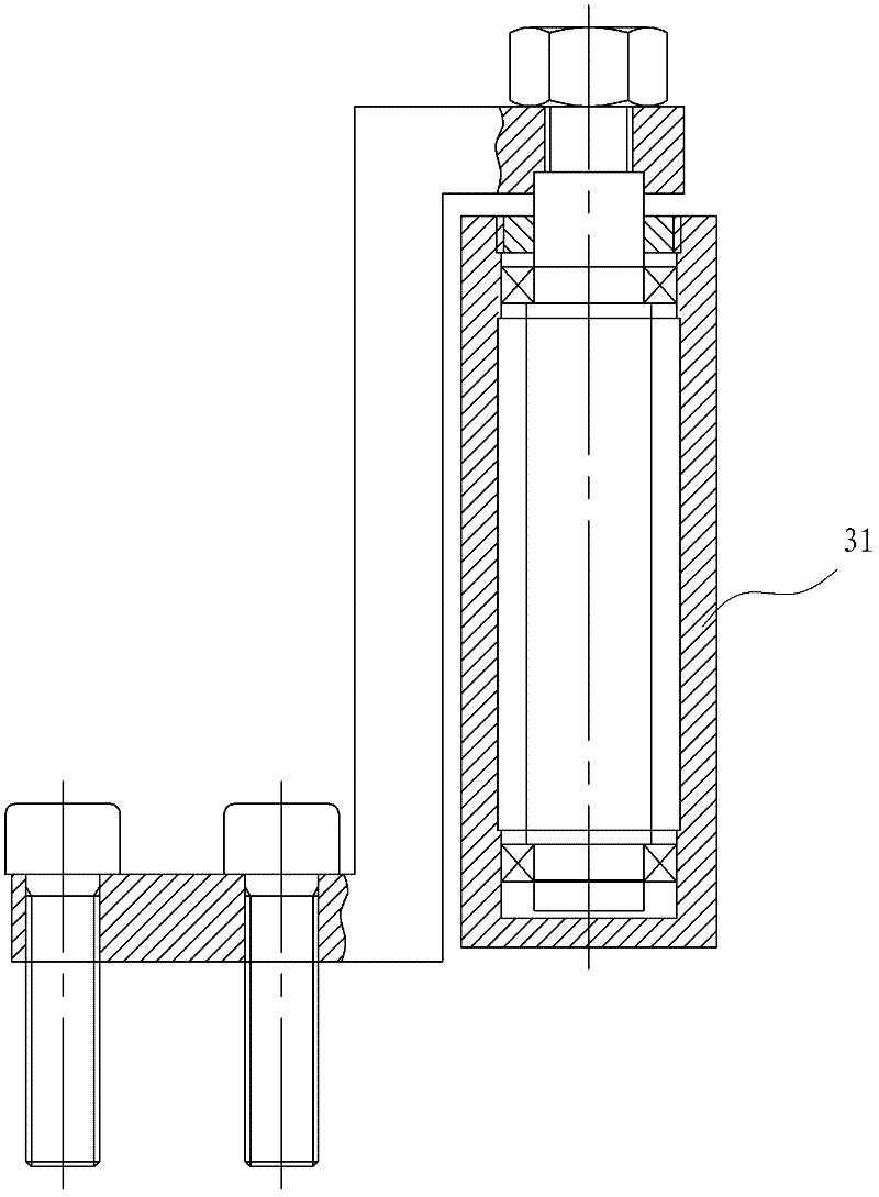 A processing method and a pocket hole processing device for an integral cage of a wind power equipment bearing