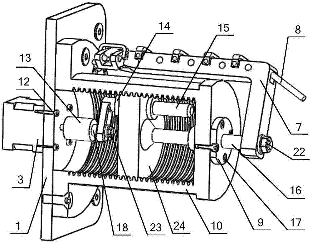 Winding type automatic take-up and pay-off mechanism
