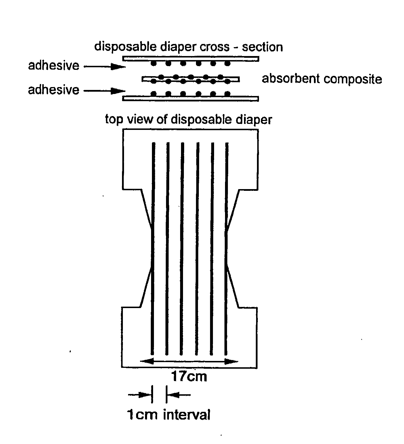 Absorbent composite material and method for manufacturing the same