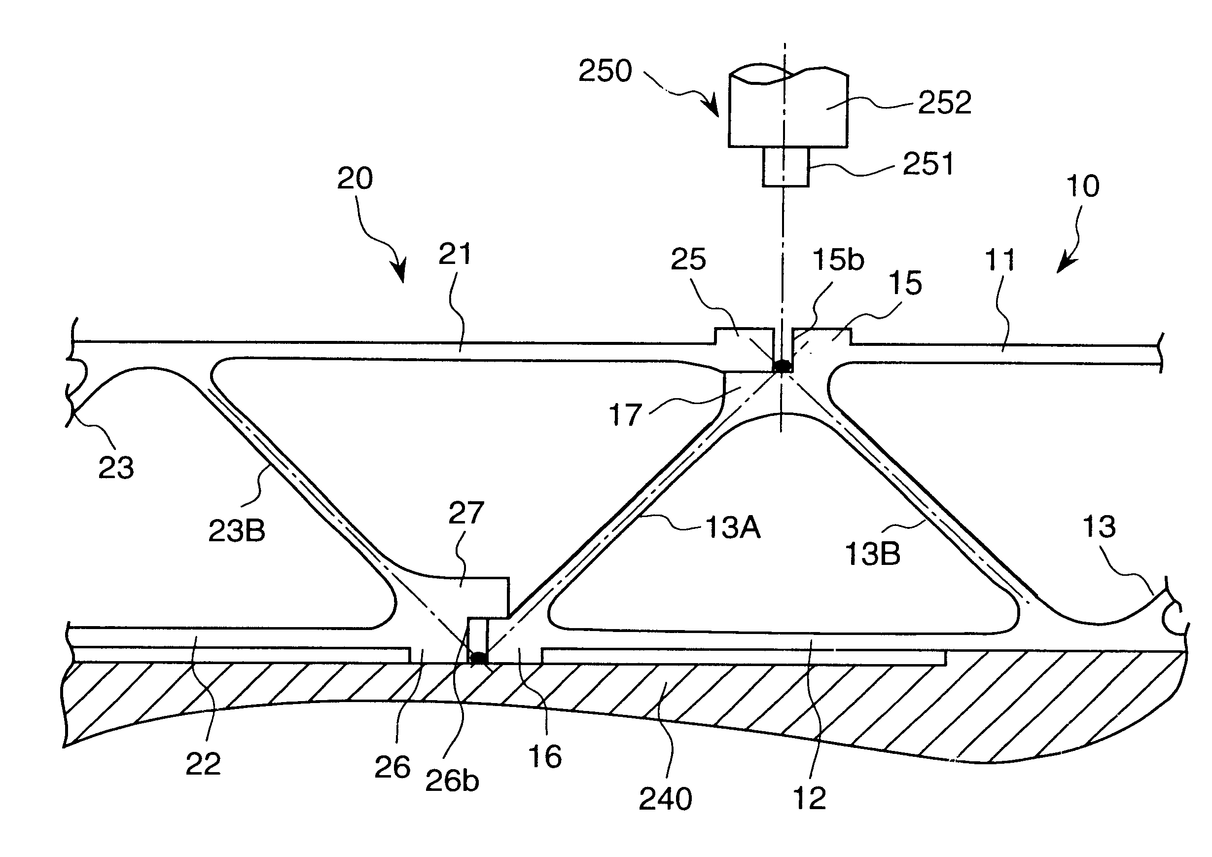 Structure body and a manufacturing method of a structure body