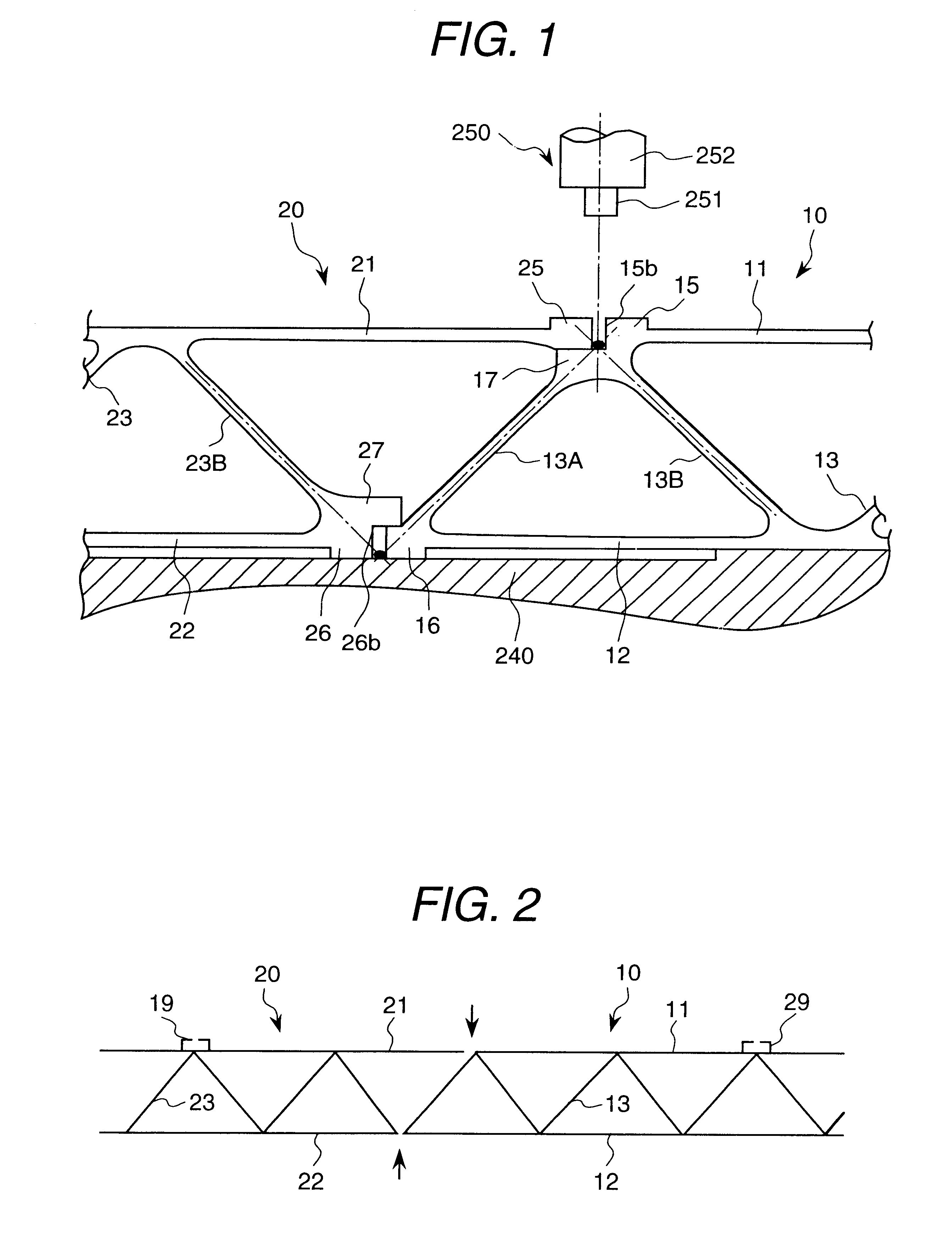 Structure body and a manufacturing method of a structure body