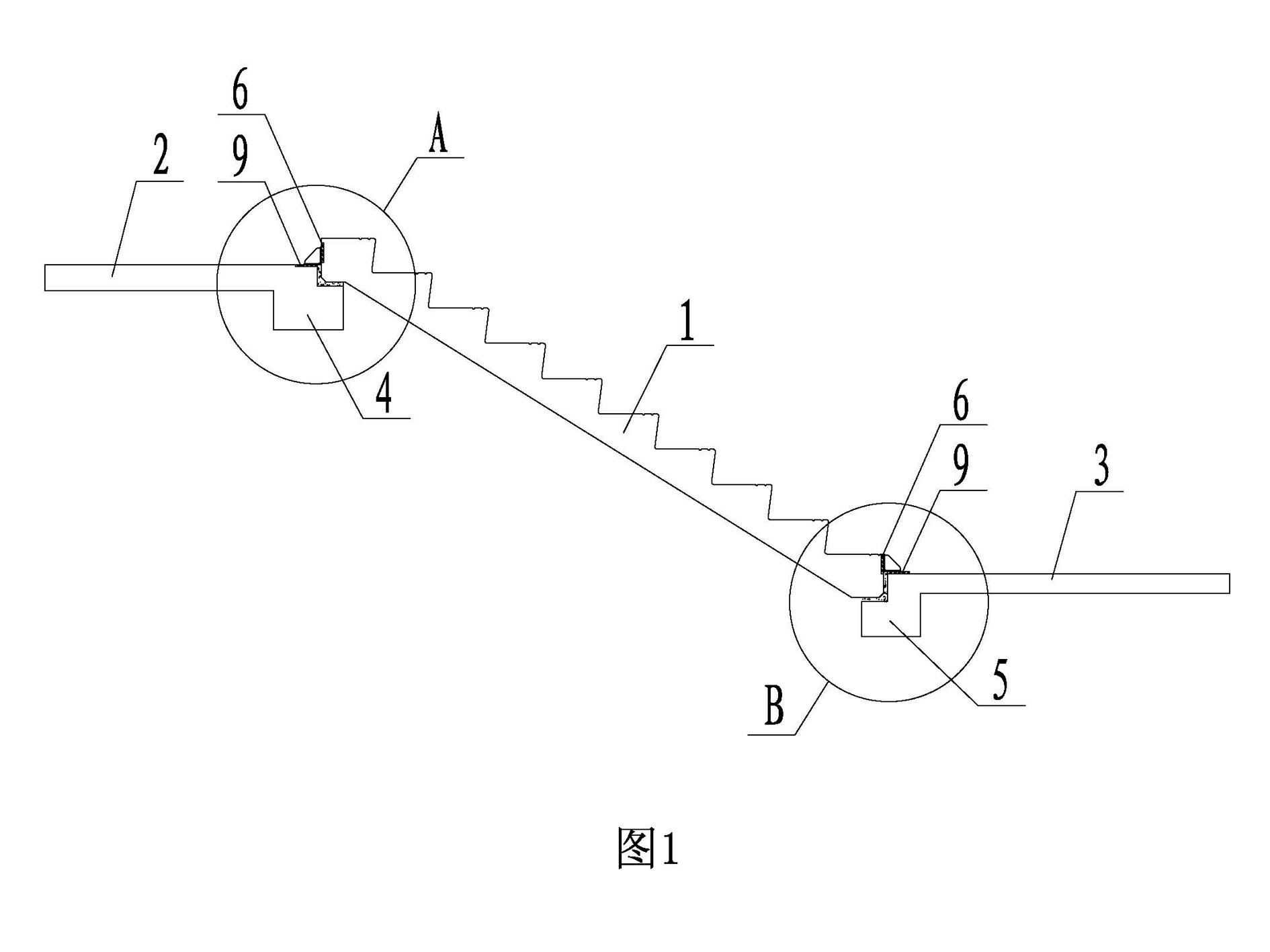 Quick-mounting type concrete stair and mounting method thereof
