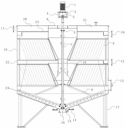 Full-automatic solid-liquid thickening separator