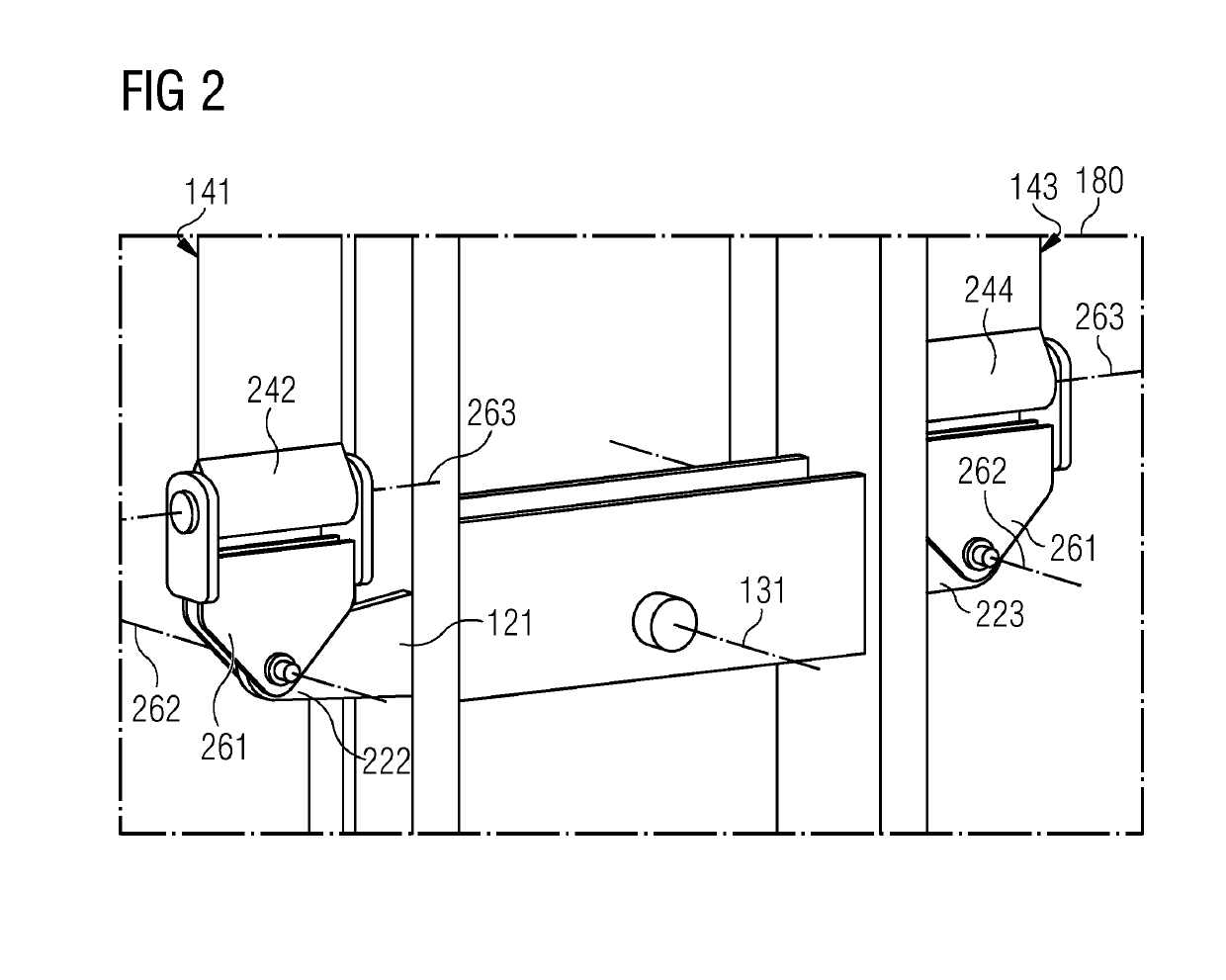 Support structure for a wind turbine blade