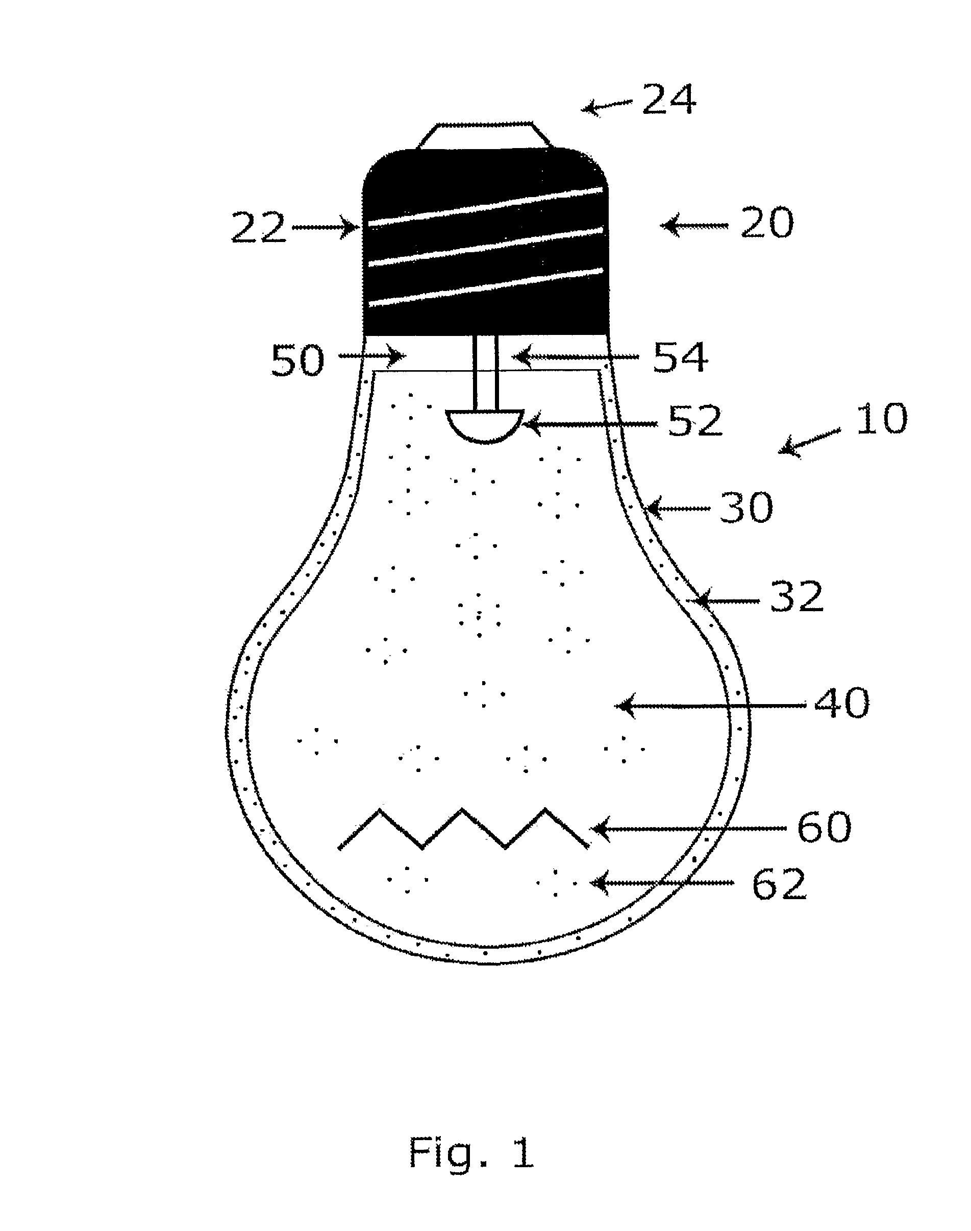 Plastic LED bulb