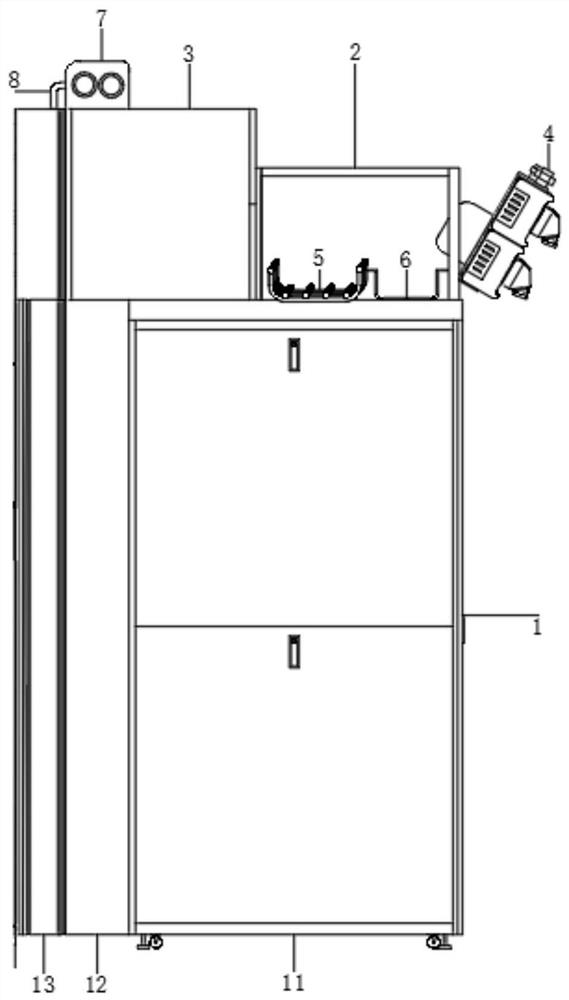 Full-prefabricated modular edge data center system