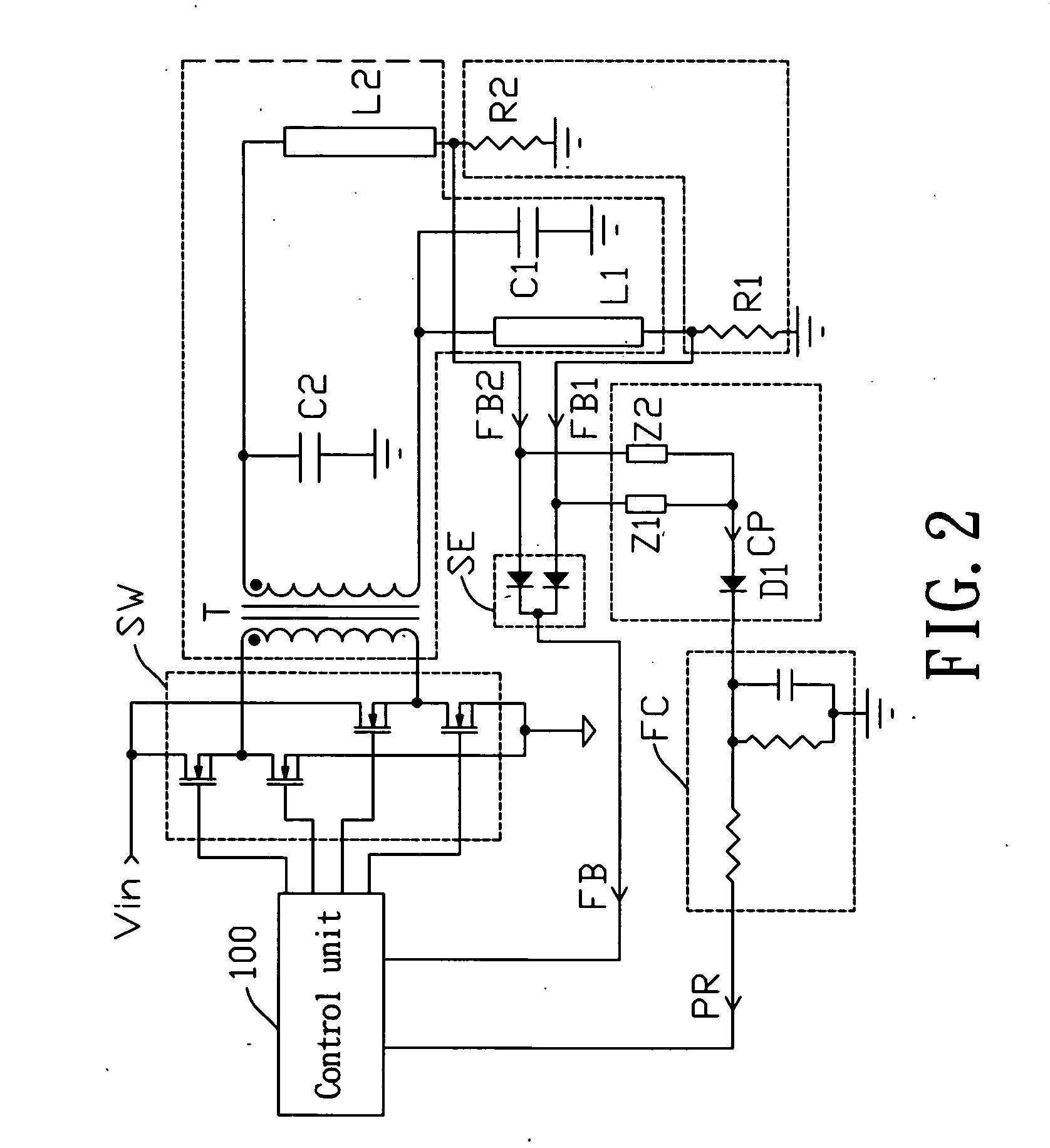 Fluorescent lamp driver circuit