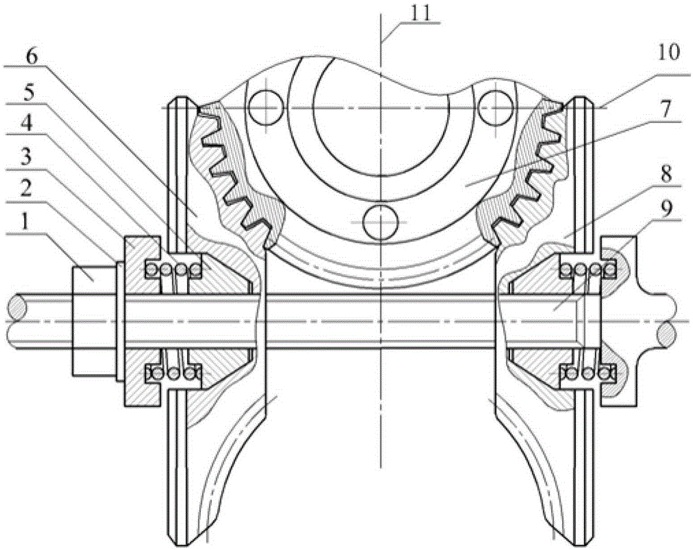 Two-stage enveloping torus face meshing worm drive