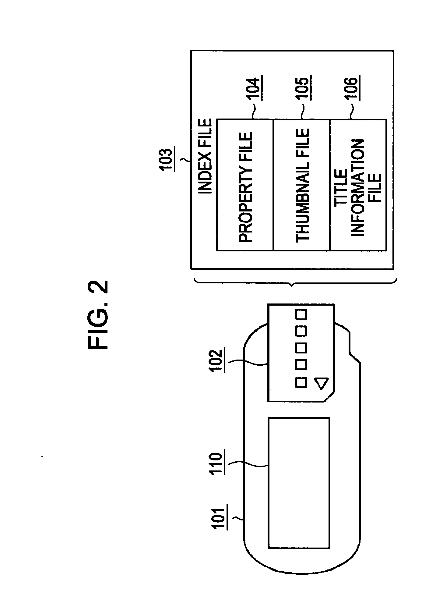 Data management device and method for managing recording medium