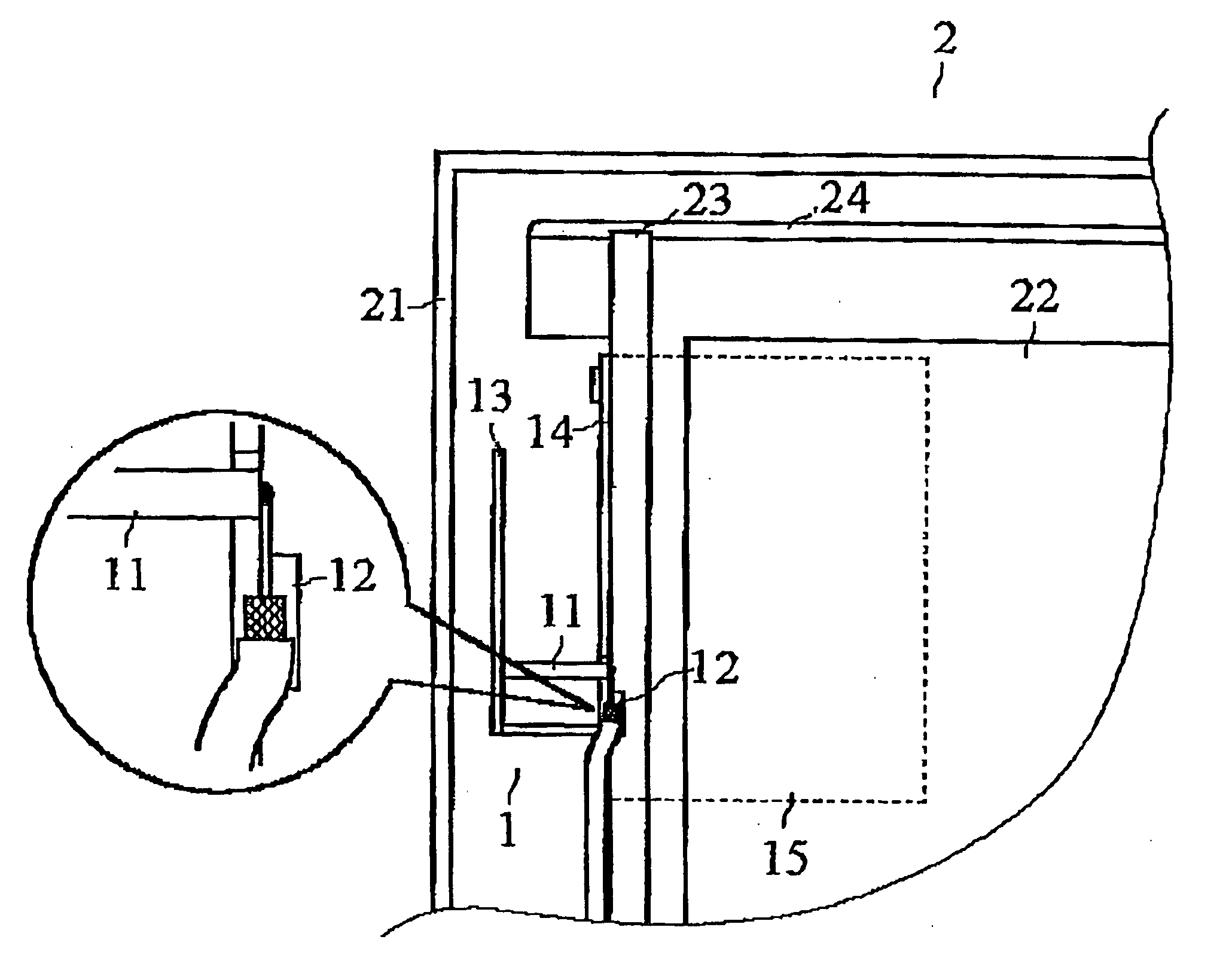 Computer with an embedded antenna