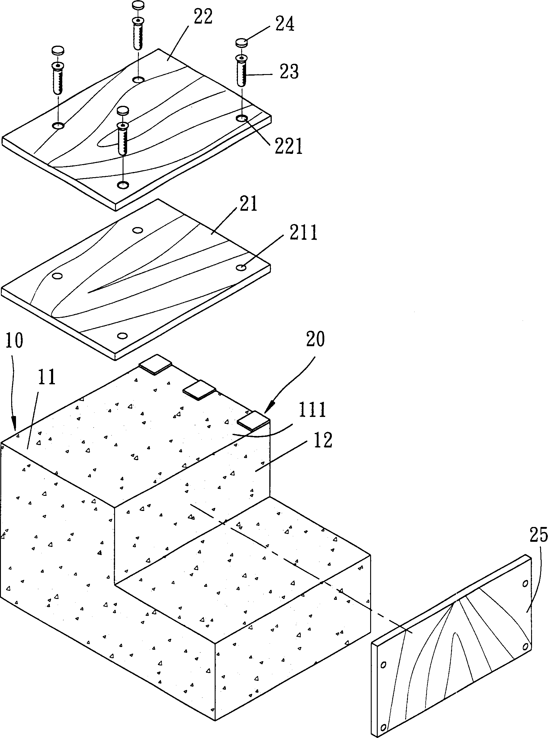 Modular stair tread and construction method