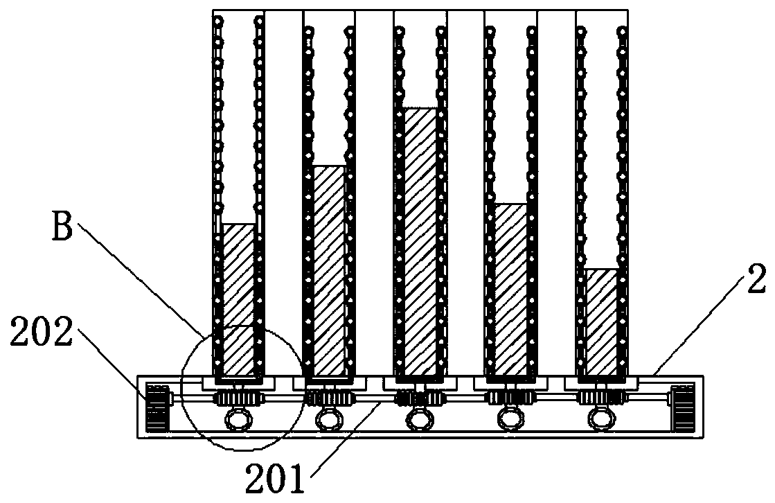 Strip-shaped statistical device used for big-data software analysis and convenient to carry