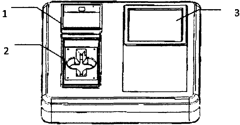 Master control data processing system of dry type blood cell analyzing apparatus