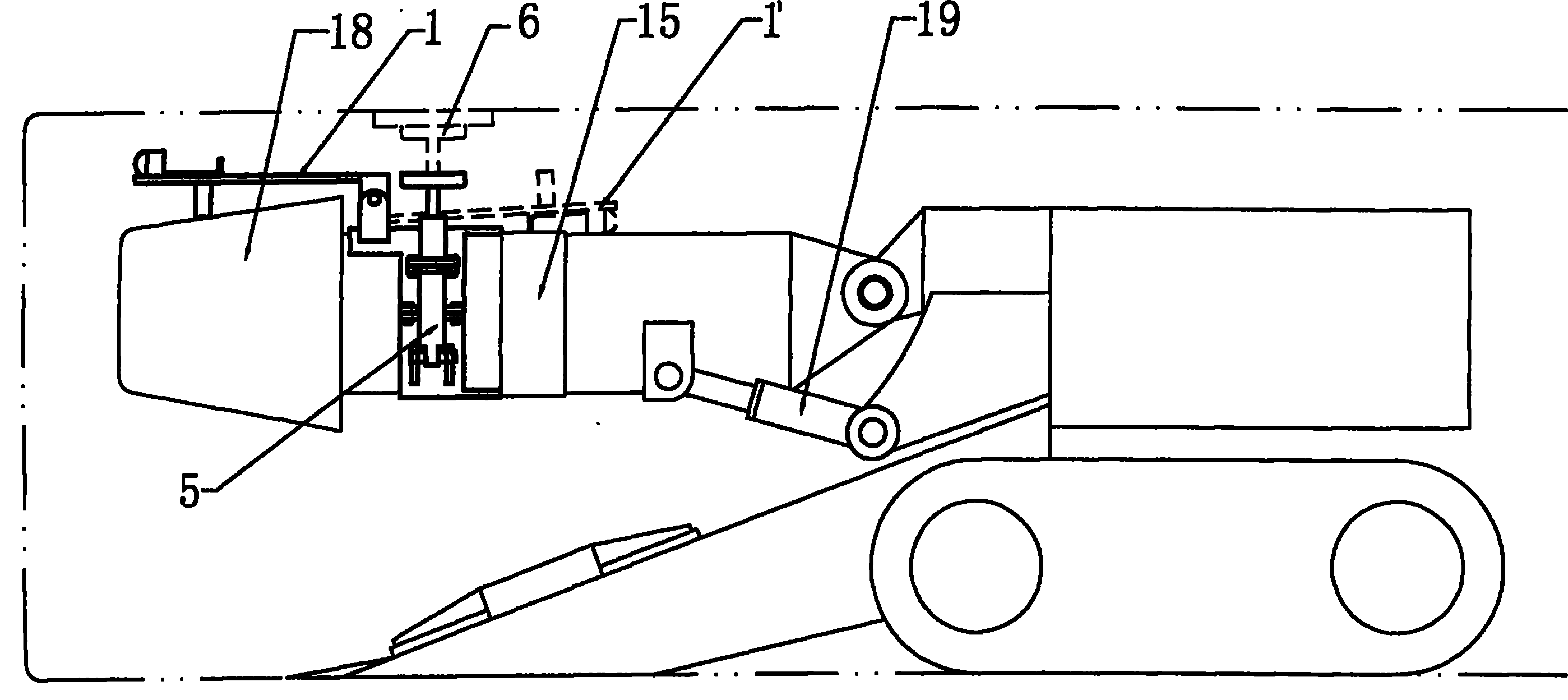 Digging laneway temporary support device