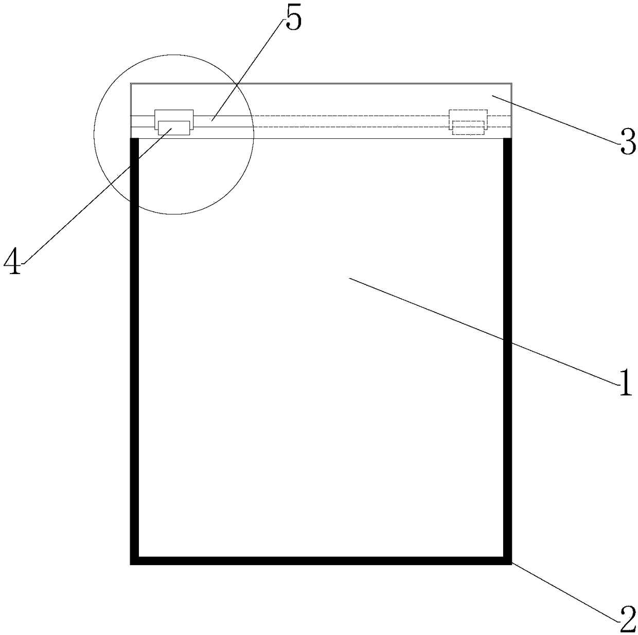 Easy-to-install dimming film with power supply